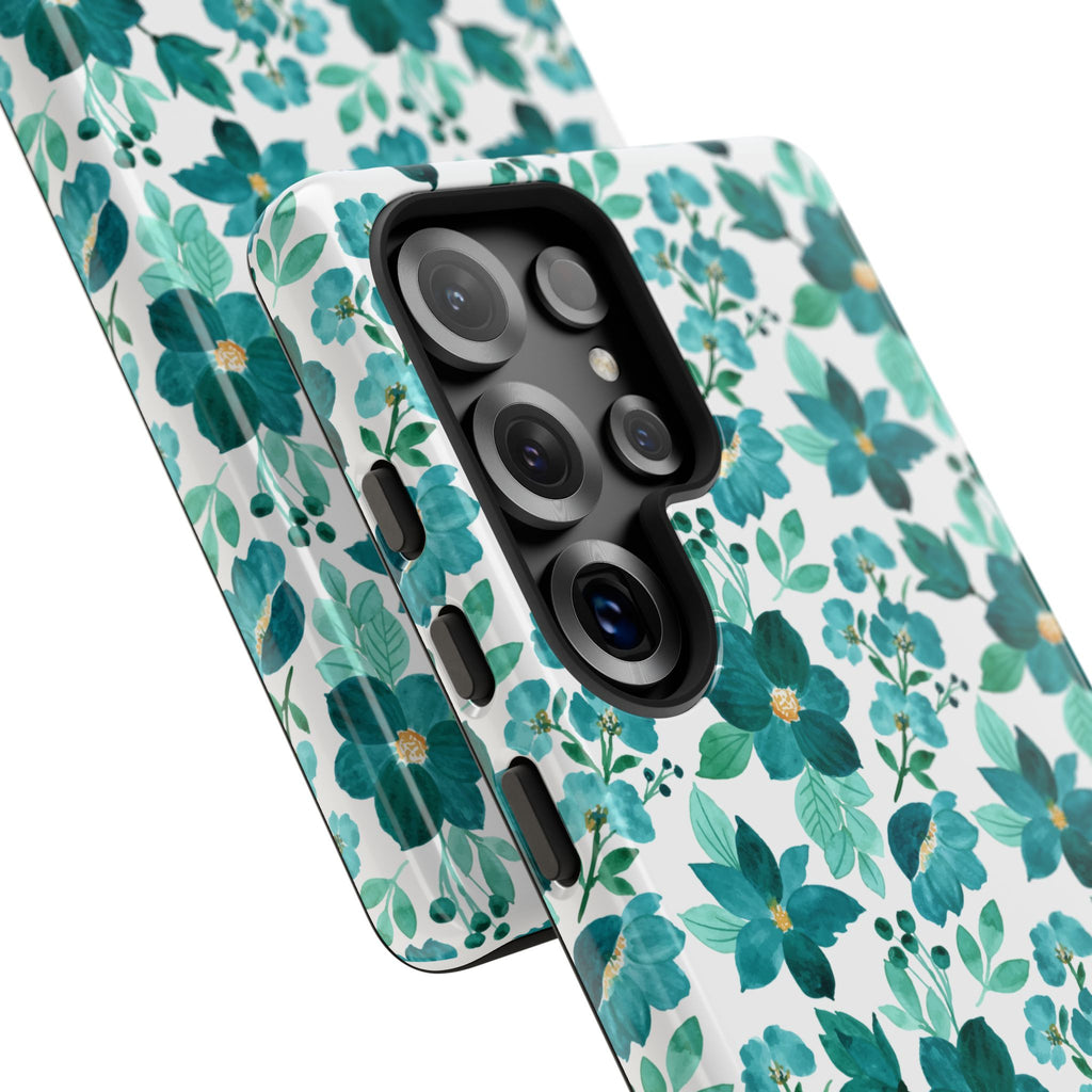 Emerald Blooms Phone Case
