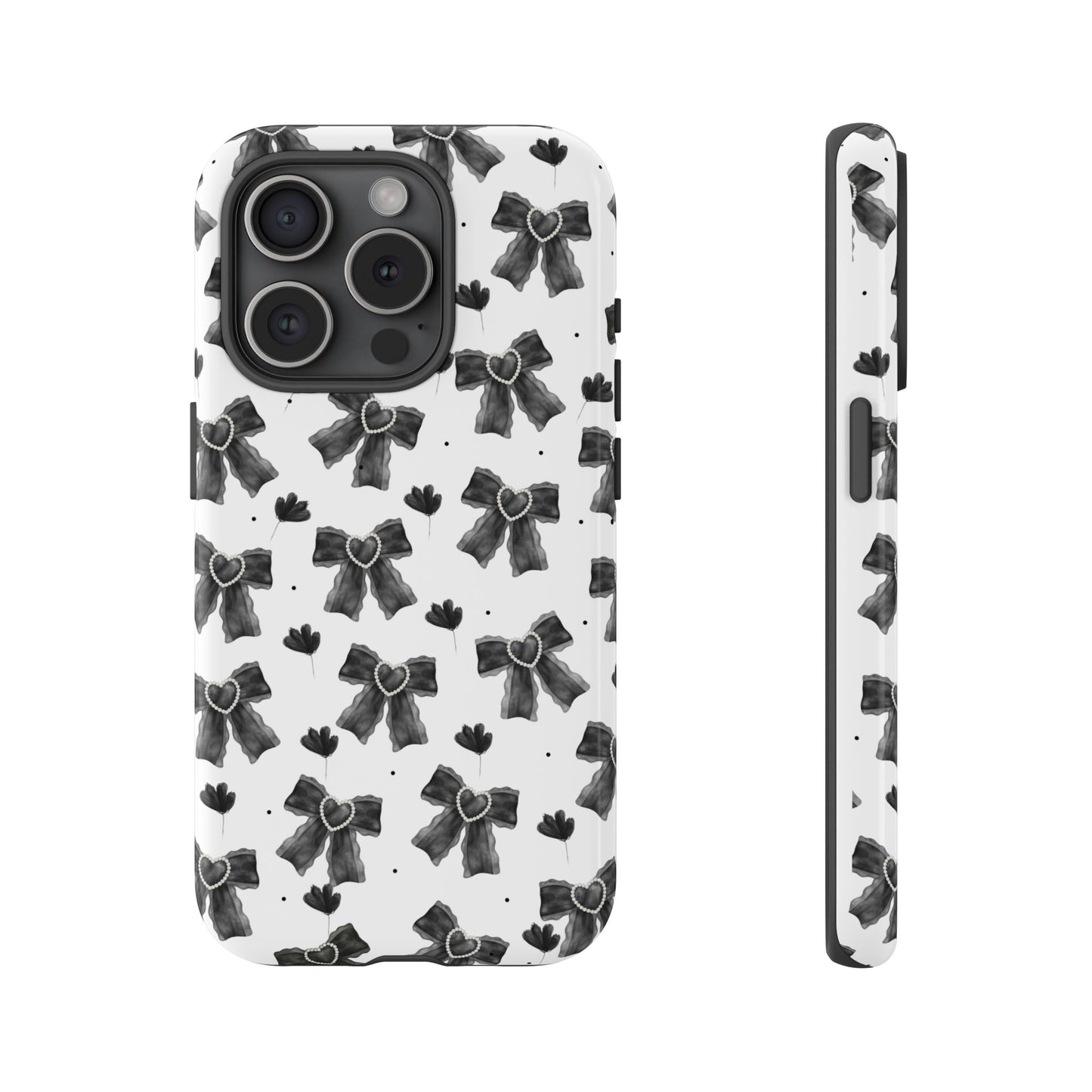 Midnight Bows Phone Case