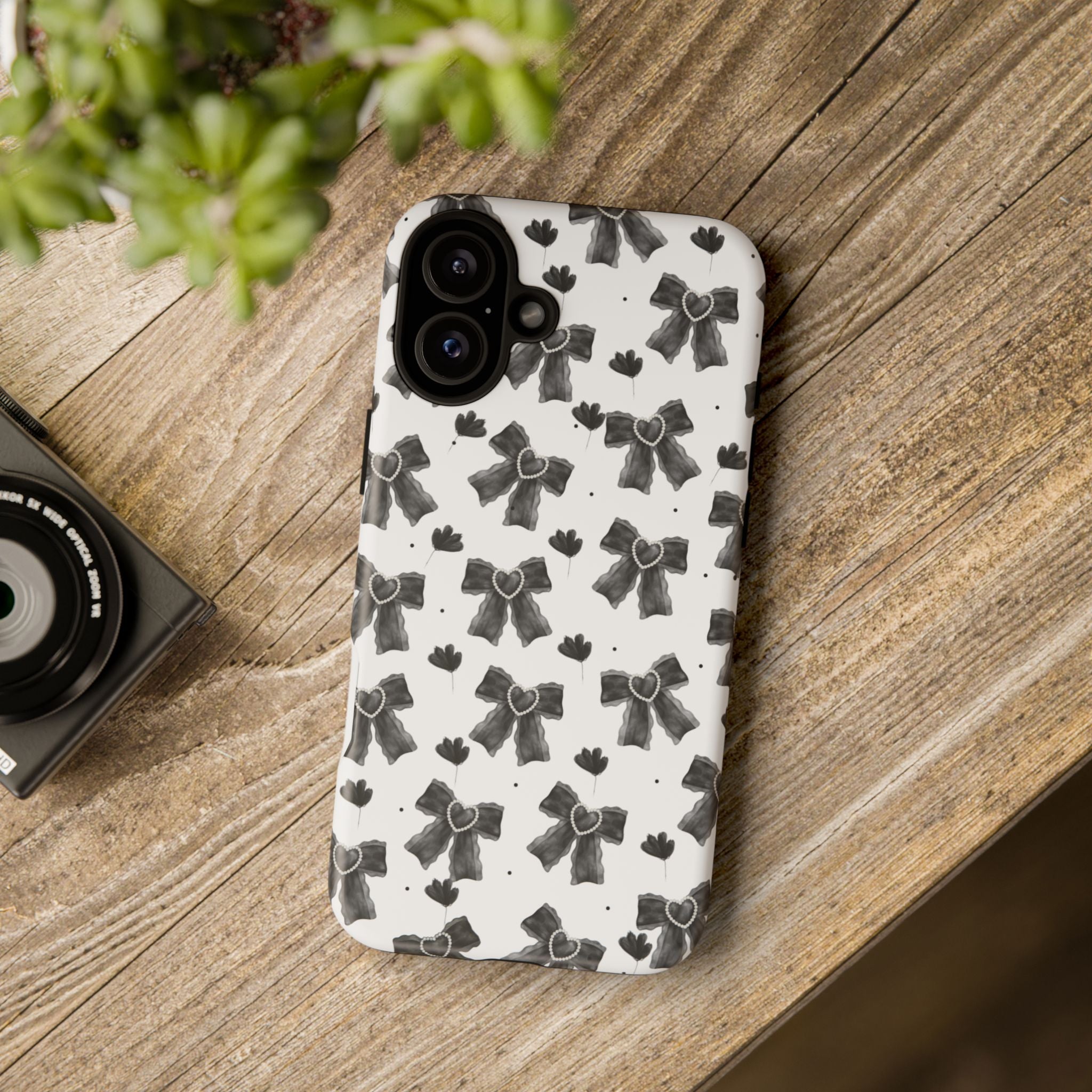 Midnight Bows Phone Case