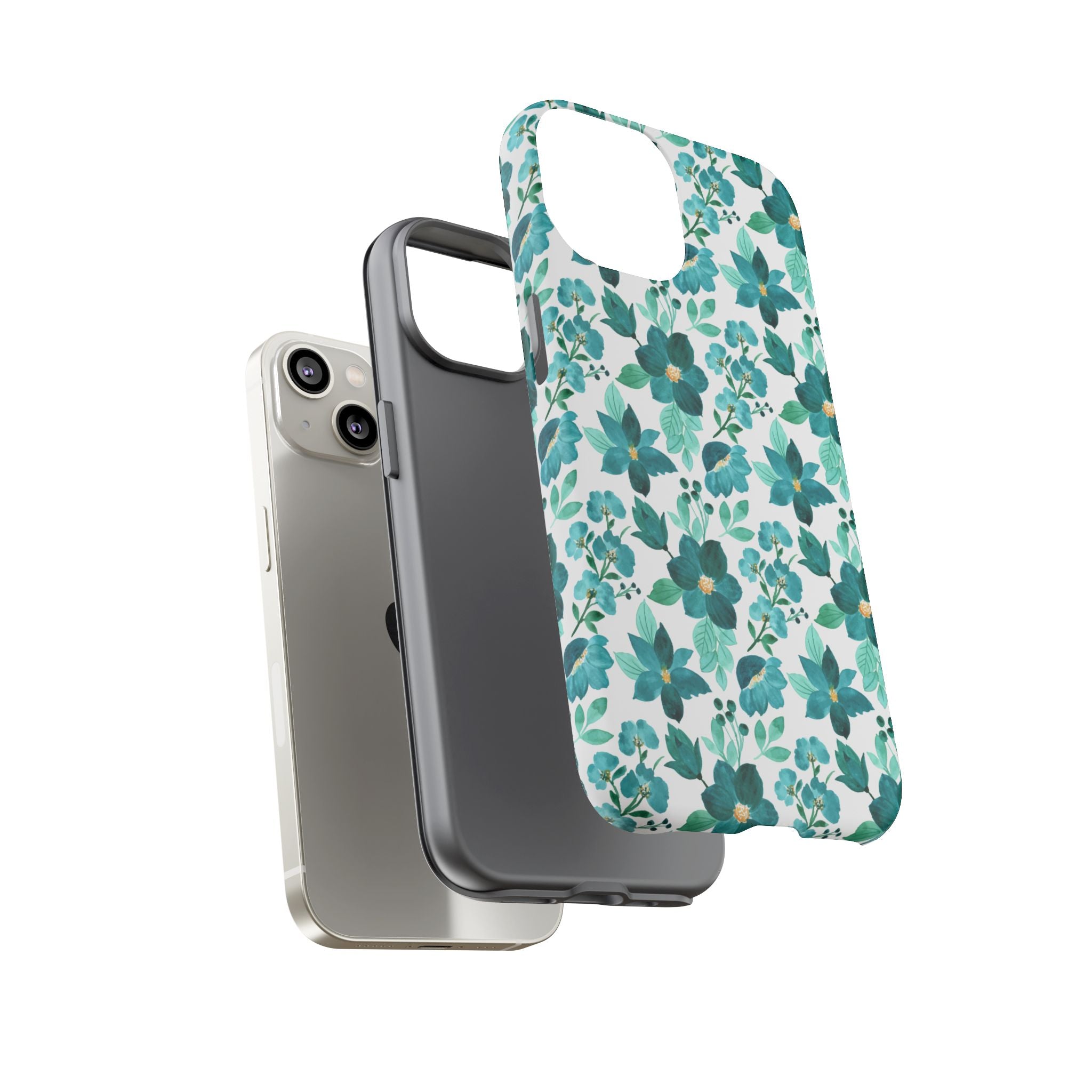 Emerald Blooms Phone Case