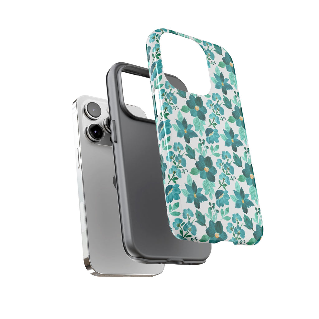 Emerald Blooms Phone Case