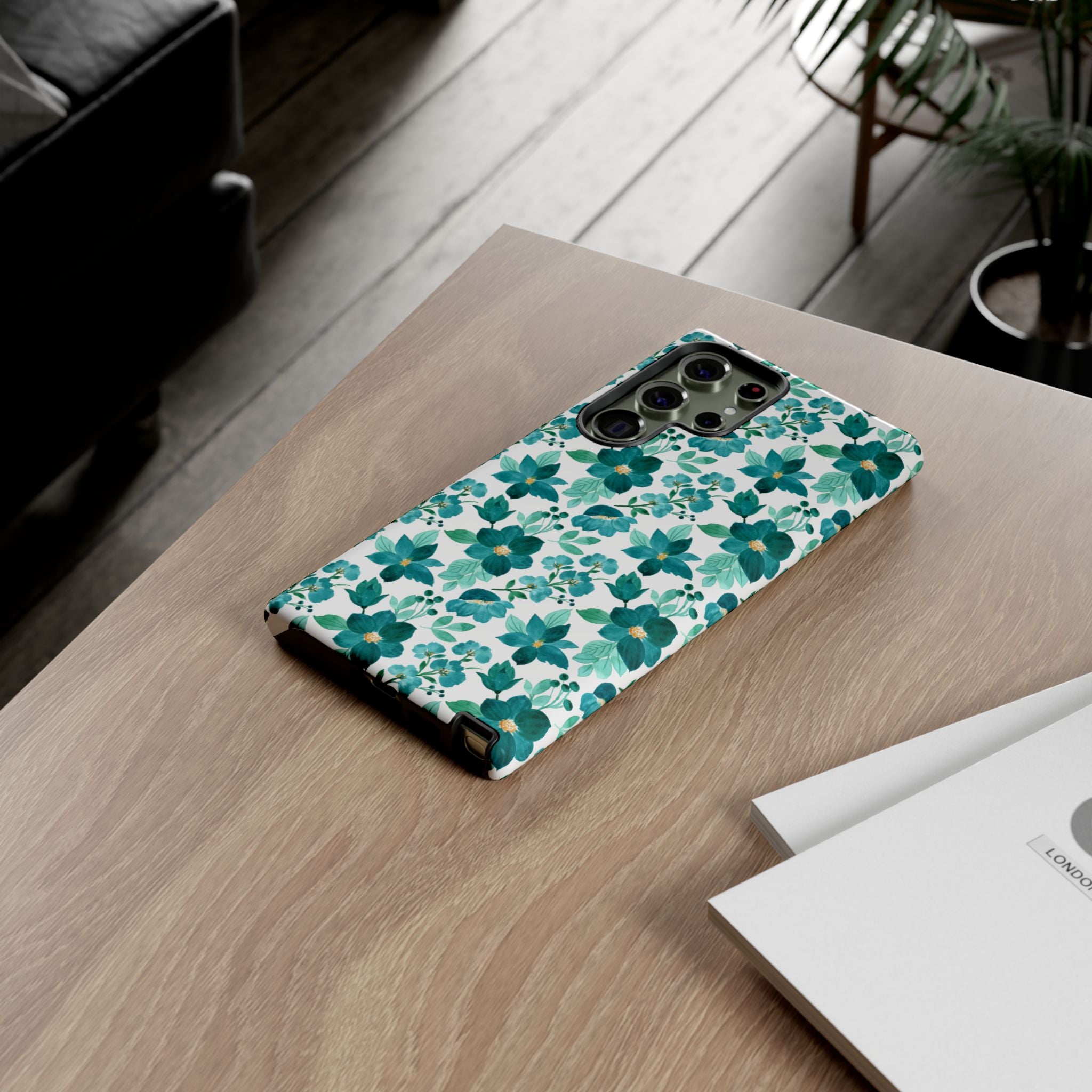Emerald Blooms Phone Case
