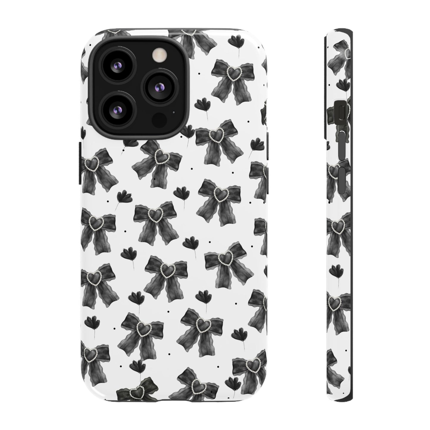 Midnight Bows Phone Case