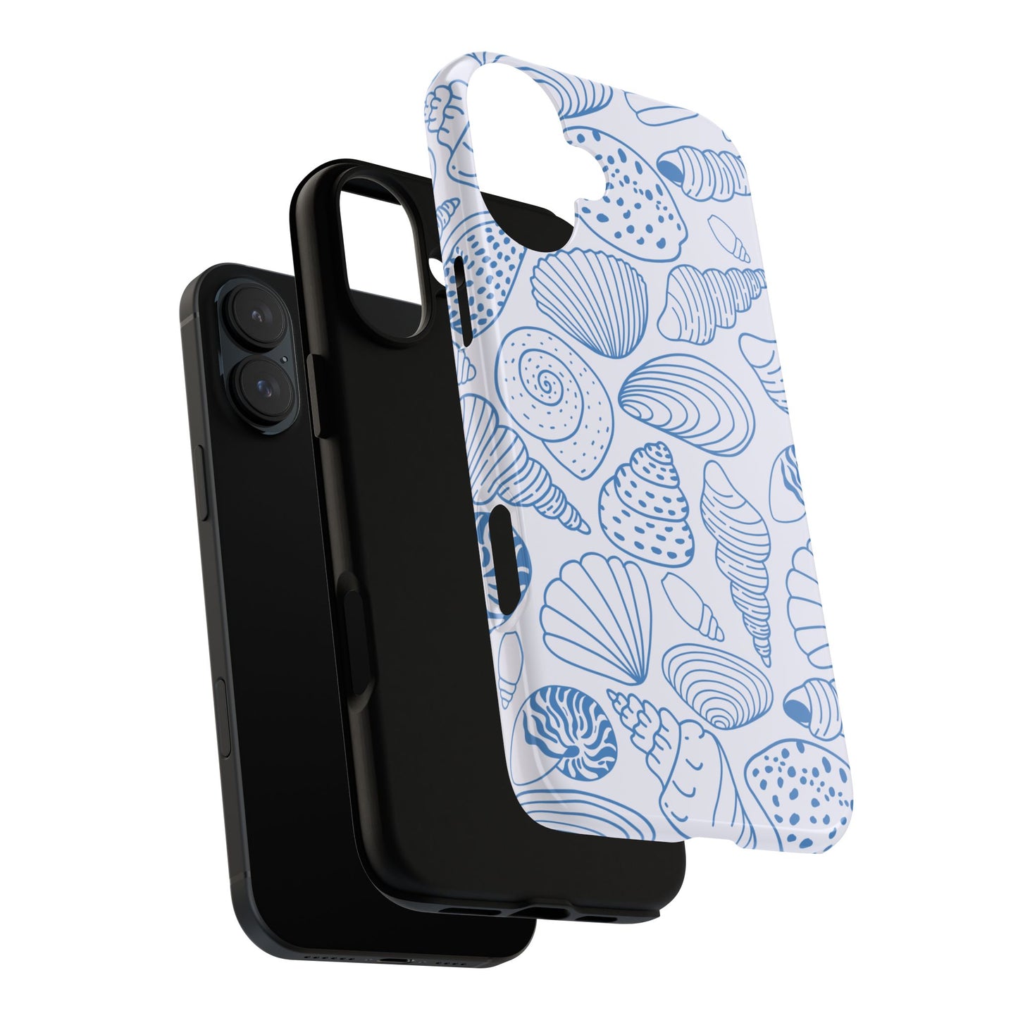 Coastal Blue Shells Phone Case