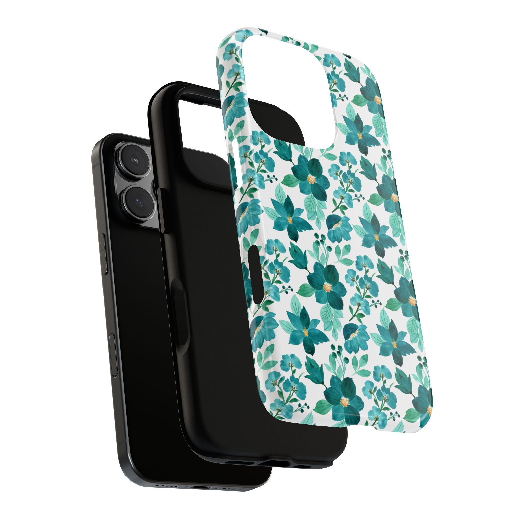 Emerald Blooms Phone Case