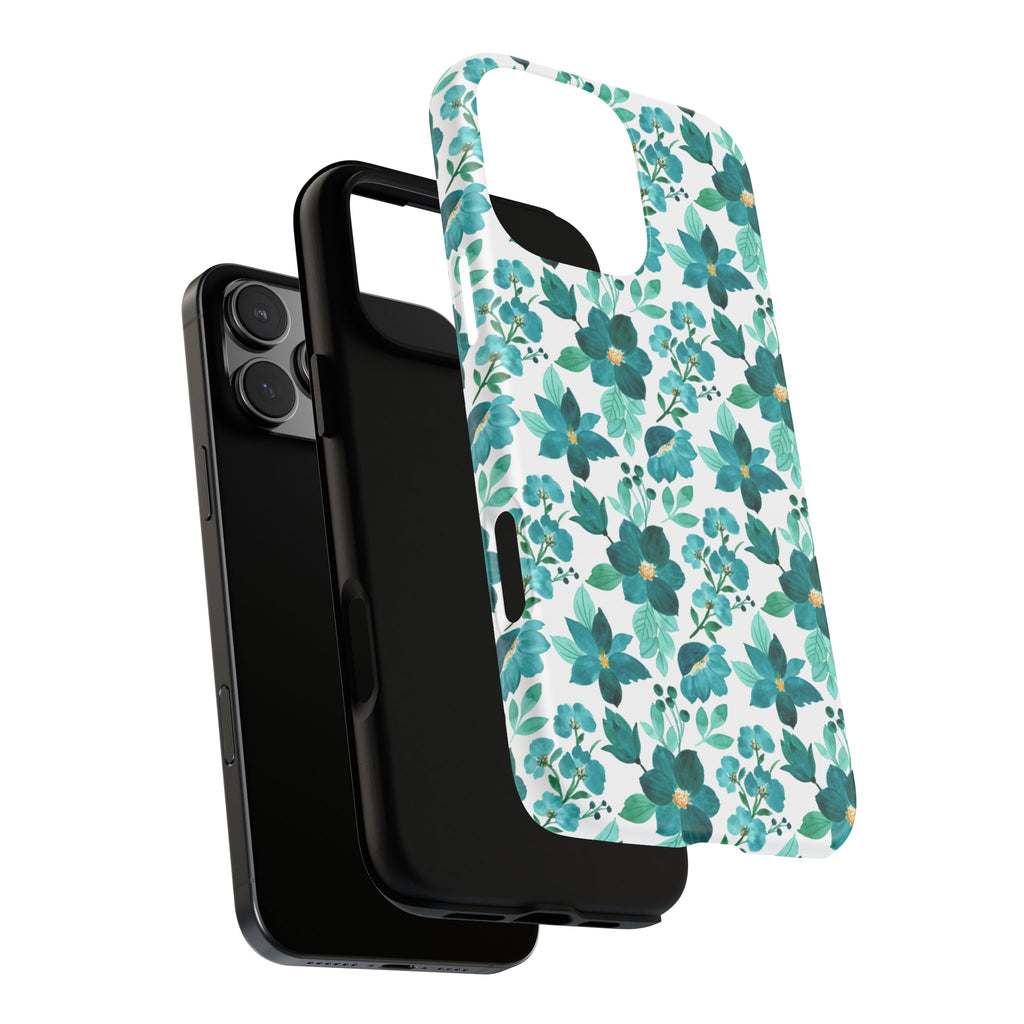 Emerald Blooms Phone Case