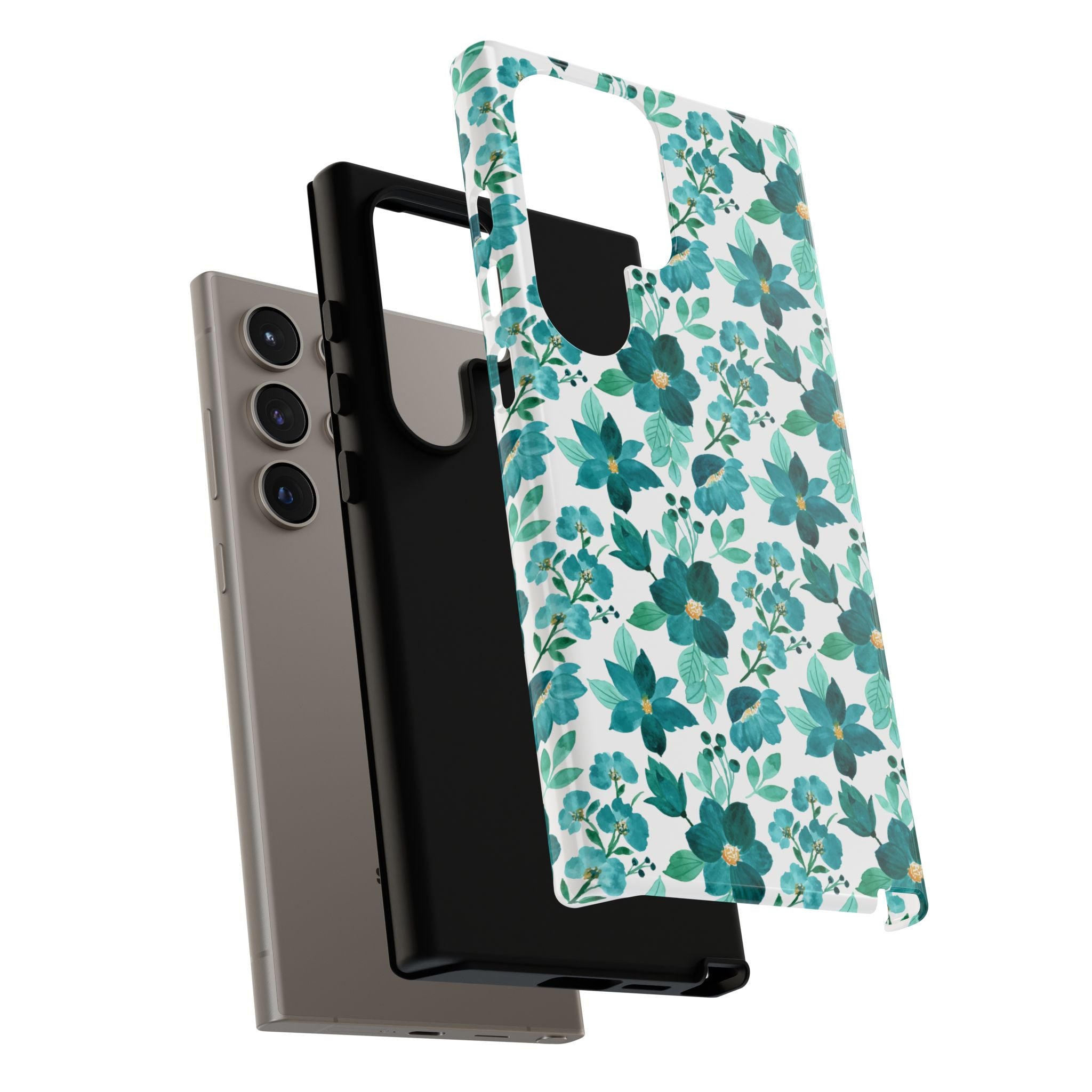 Emerald Blooms Phone Case