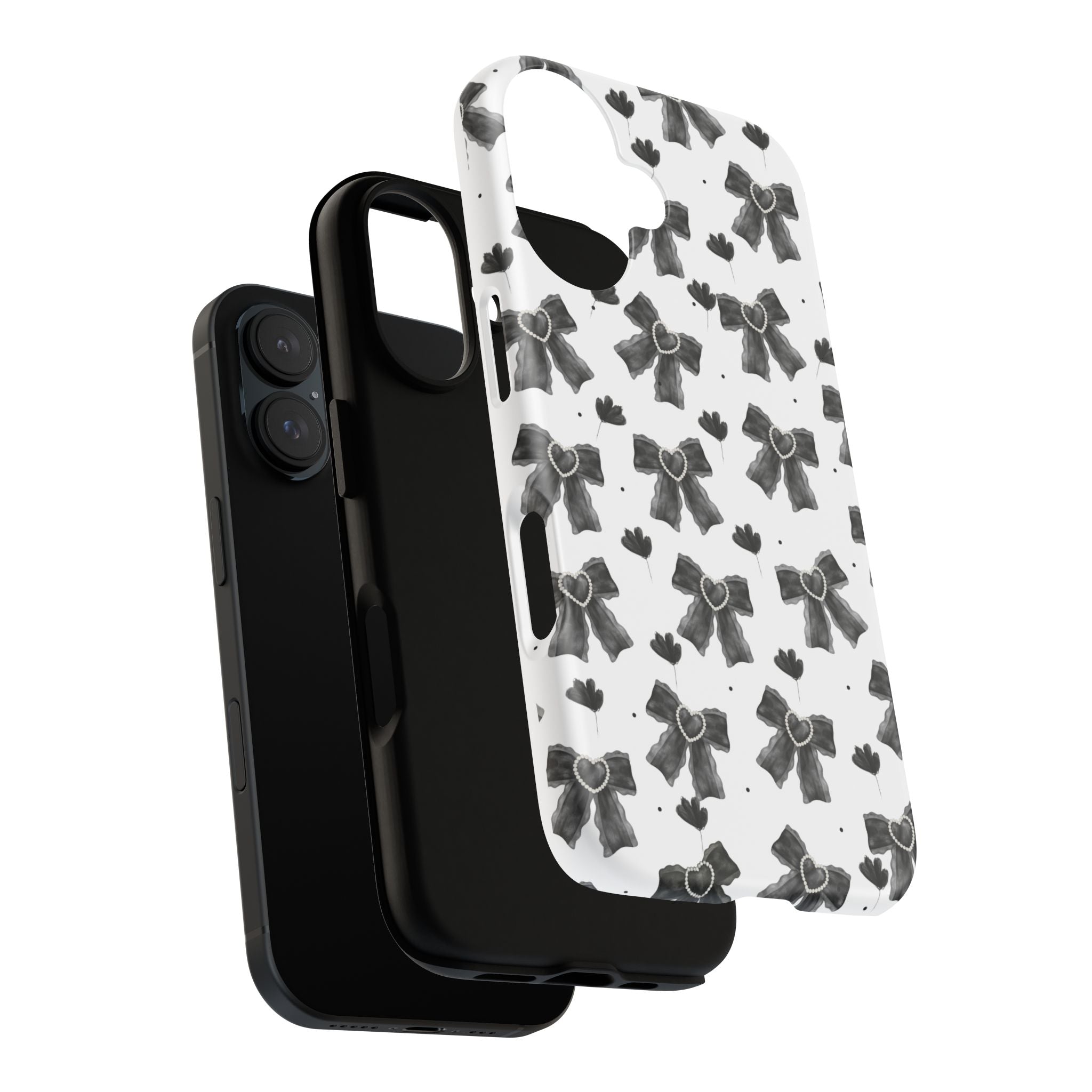 Midnight Bows Phone Case