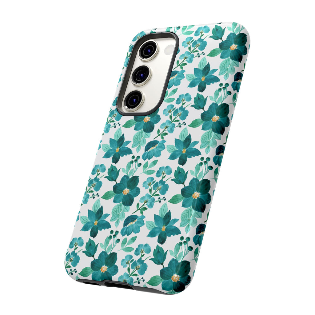 Emerald Blooms Phone Case