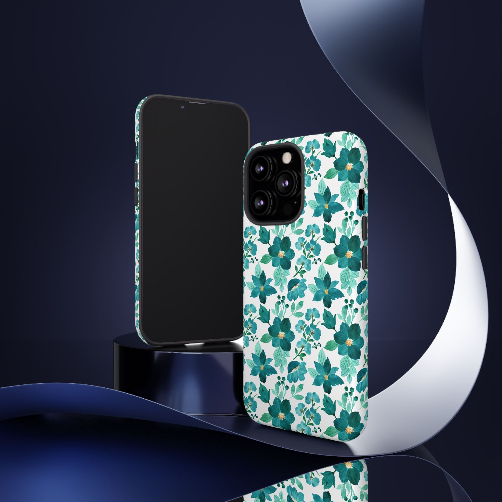 Emerald Blooms Phone Case
