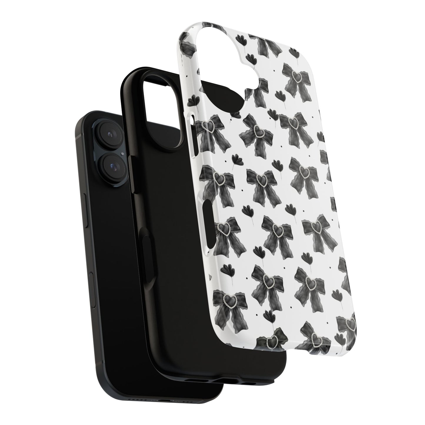 Midnight Bows Phone Case