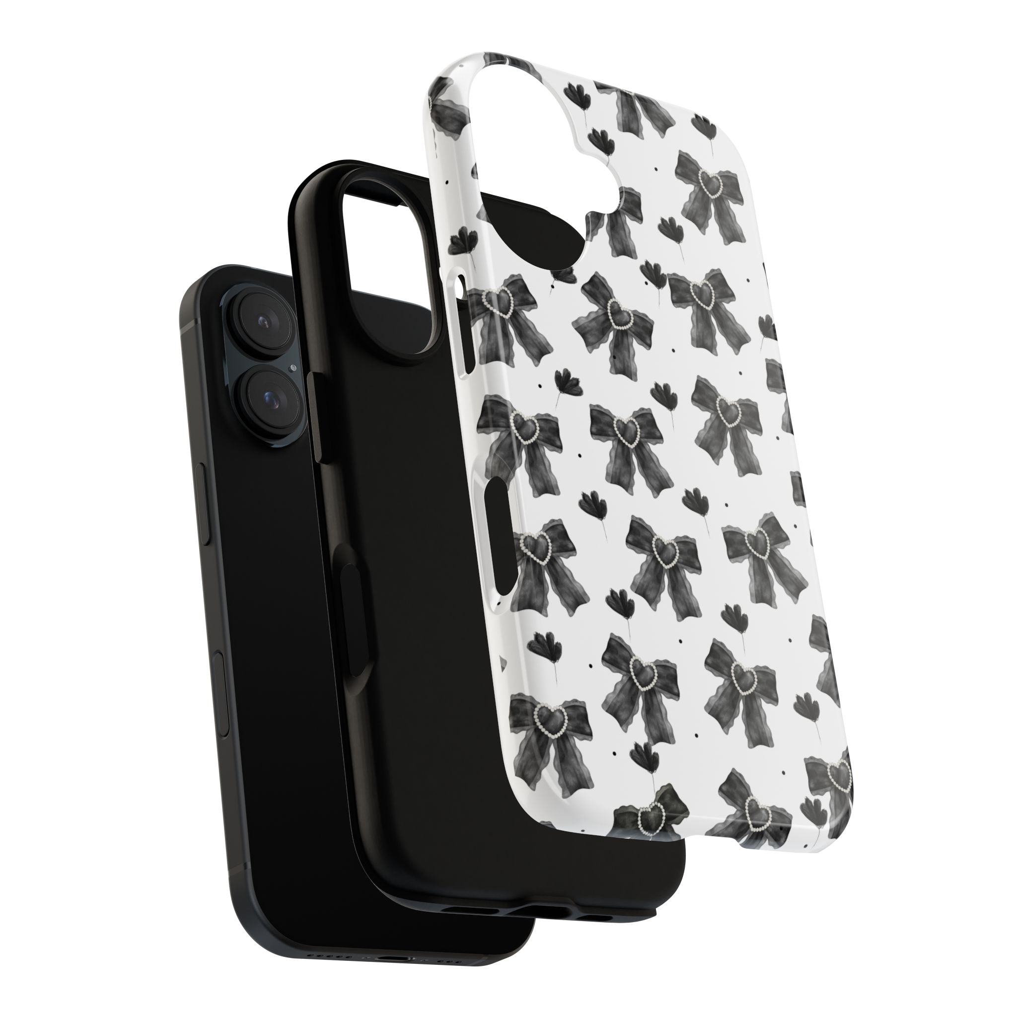 Midnight Bows Phone Case