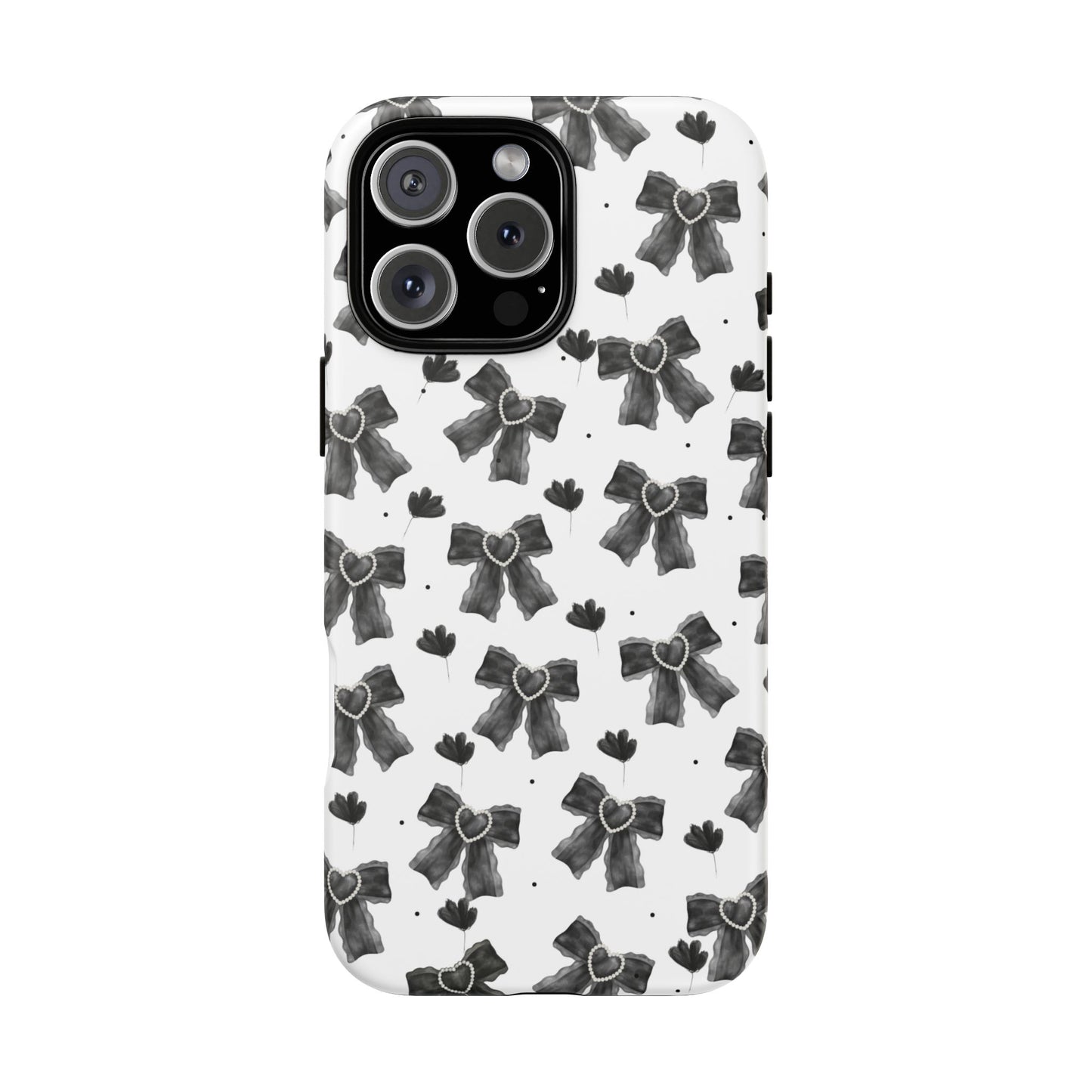 Midnight Bows Phone Case
