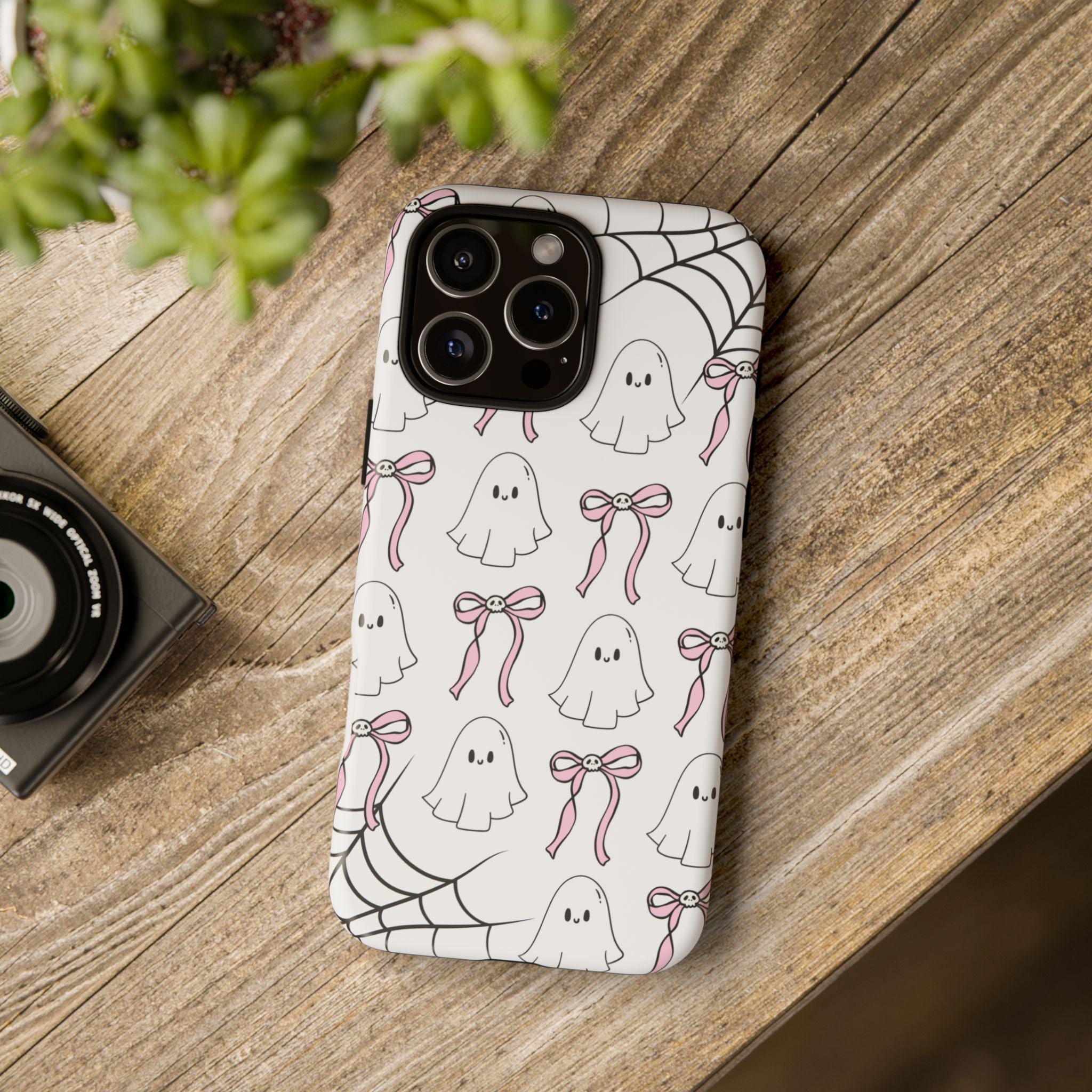 BOO! BOWS (Pink) Phone Case