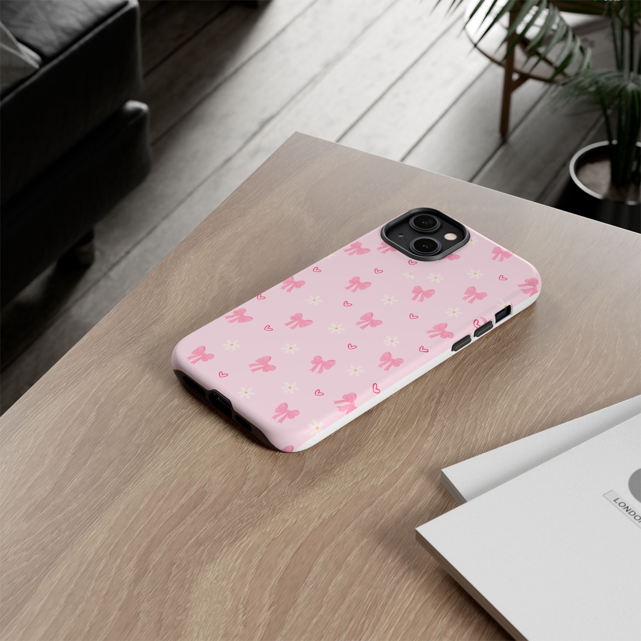 Blushing Bows Phone Case