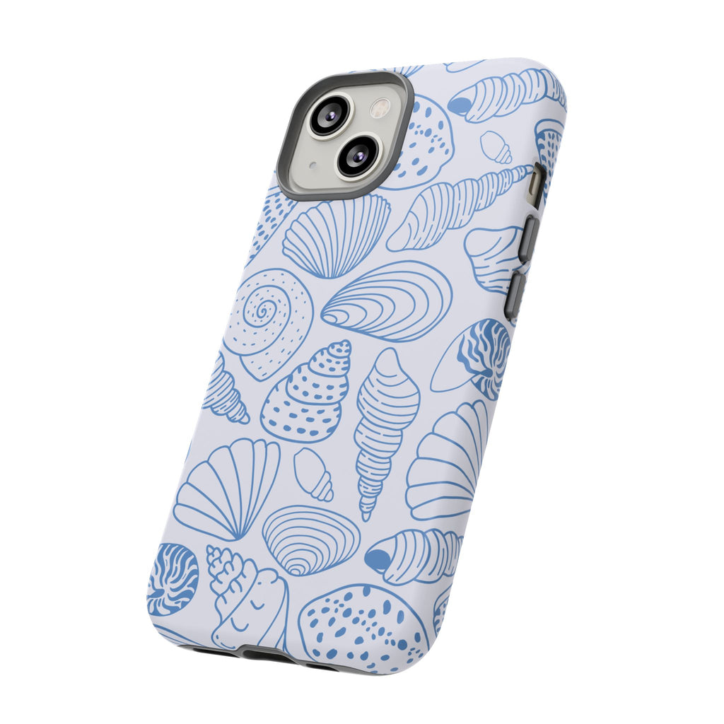 Coastal Blue Shells Phone Case