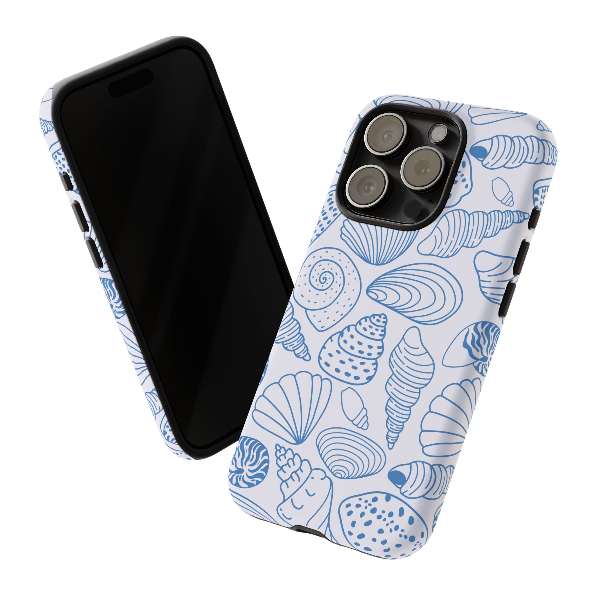 Coastal Blue Shells Phone Case