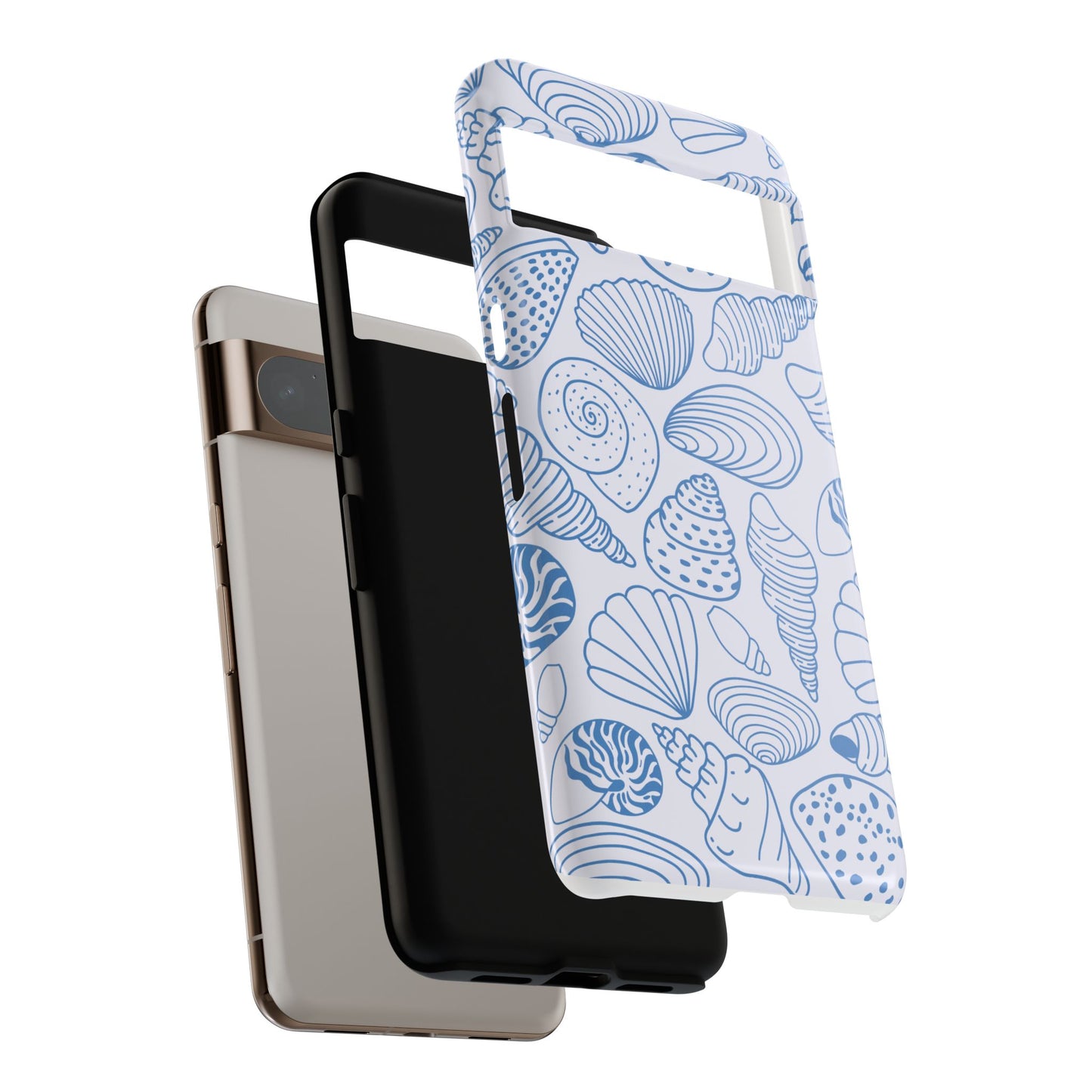 Coastal Blue Shells Phone Case