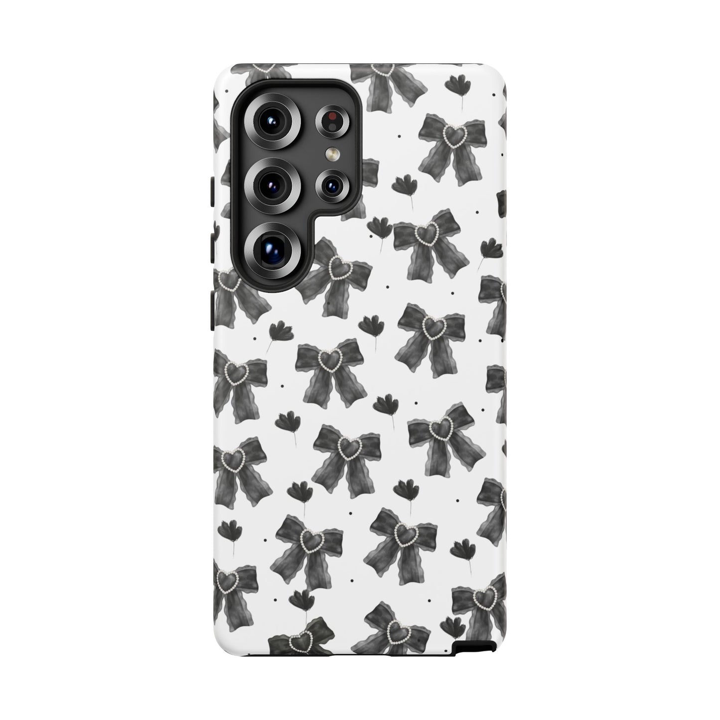 Midnight Bows Phone Case