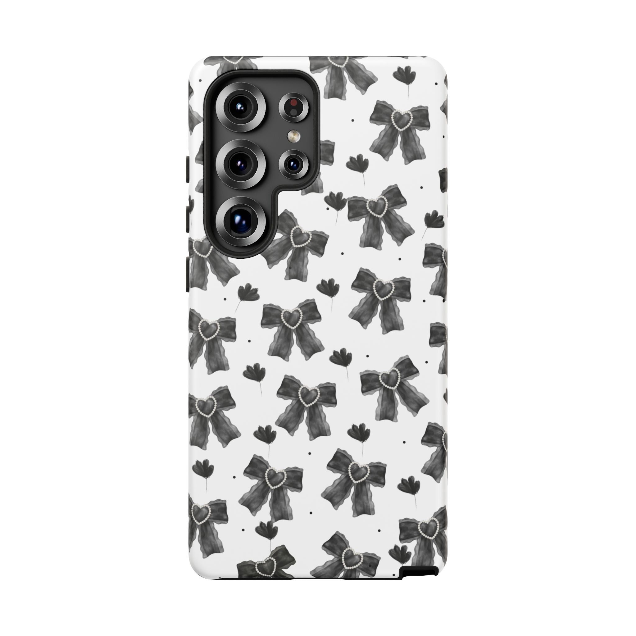 Midnight Bows Phone Case