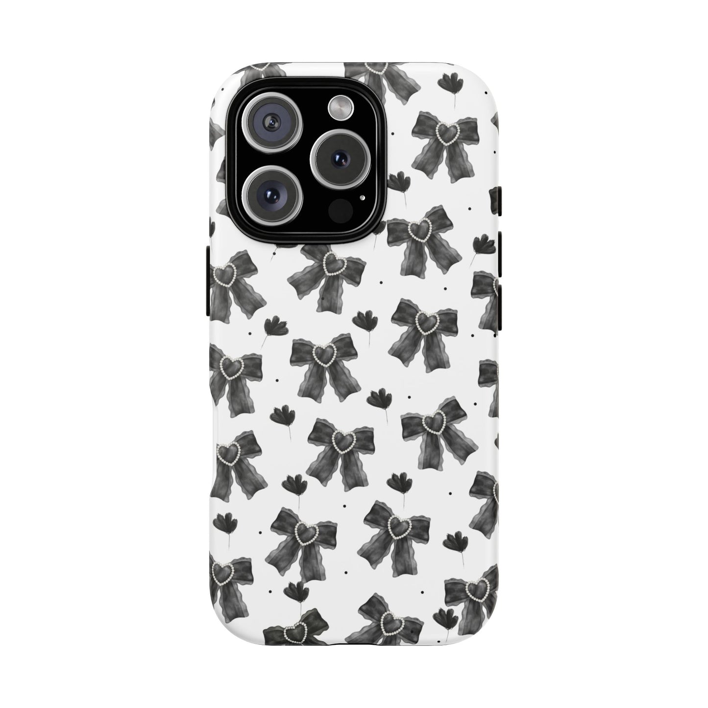 Midnight Bows Phone Case