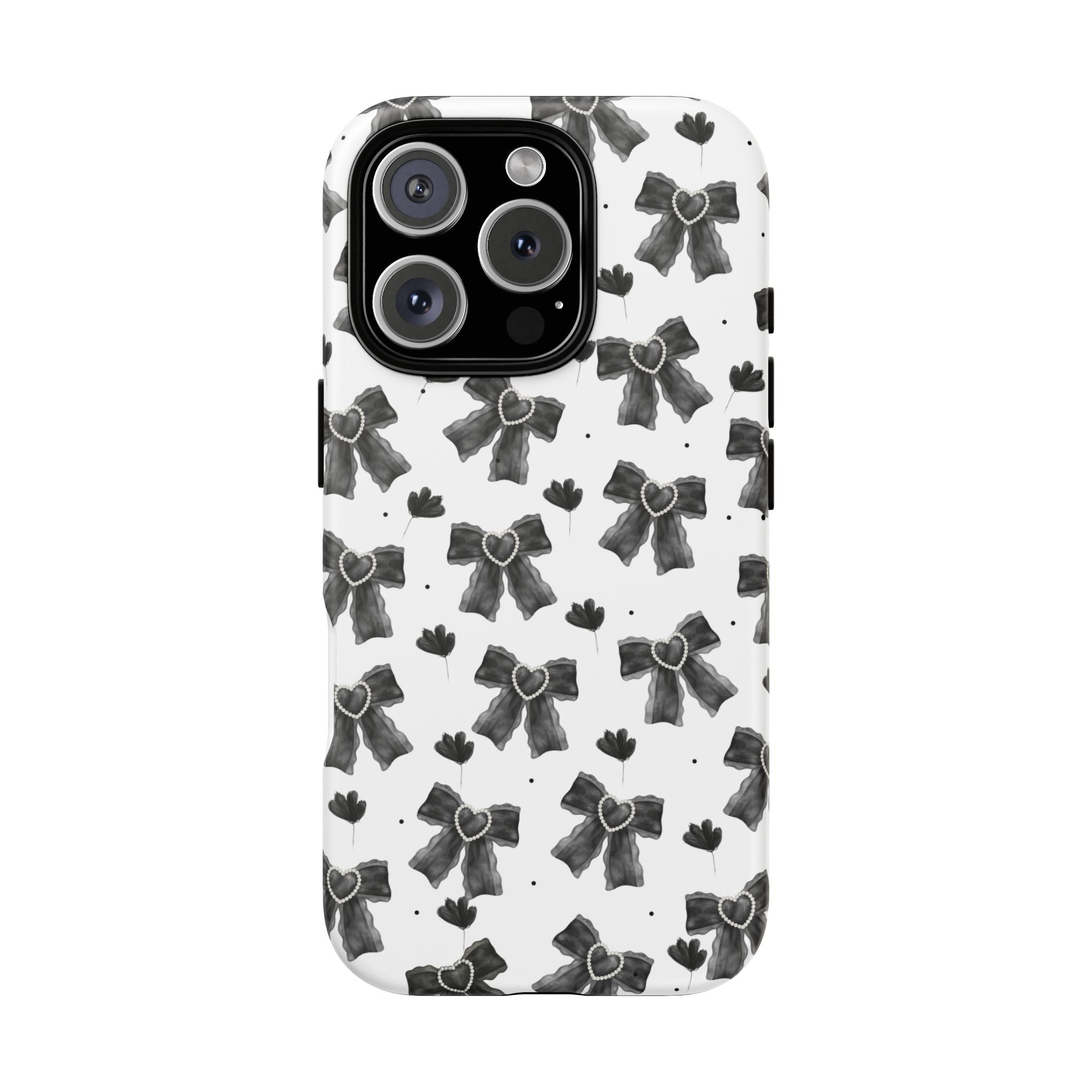 Midnight Bows Phone Case