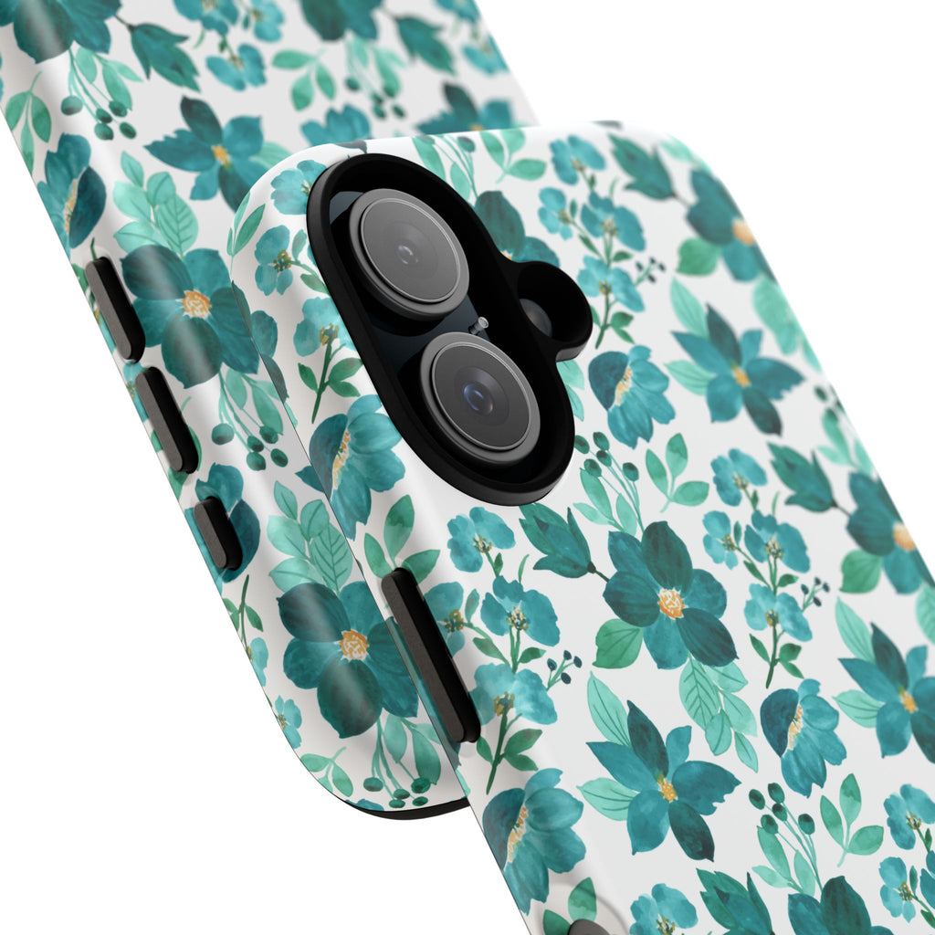 Emerald Blooms Phone Case