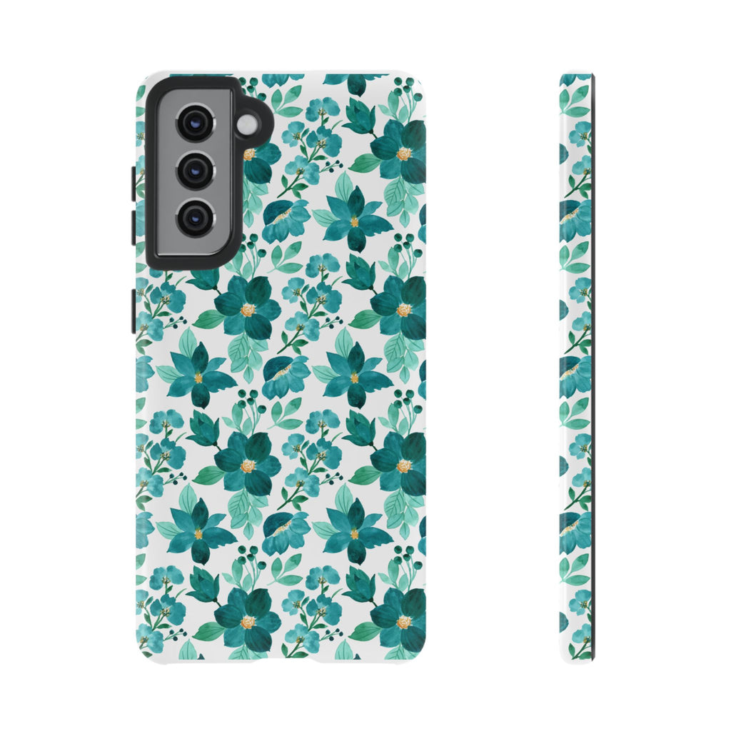 Emerald Blooms Phone Case