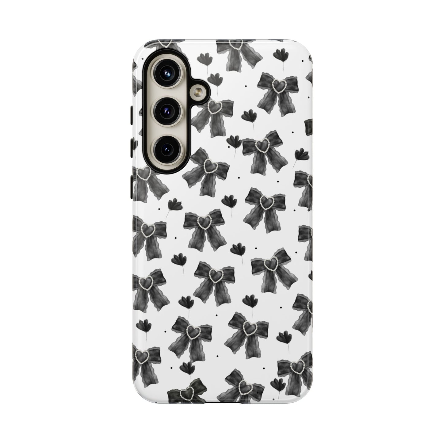 Midnight Bows Phone Case