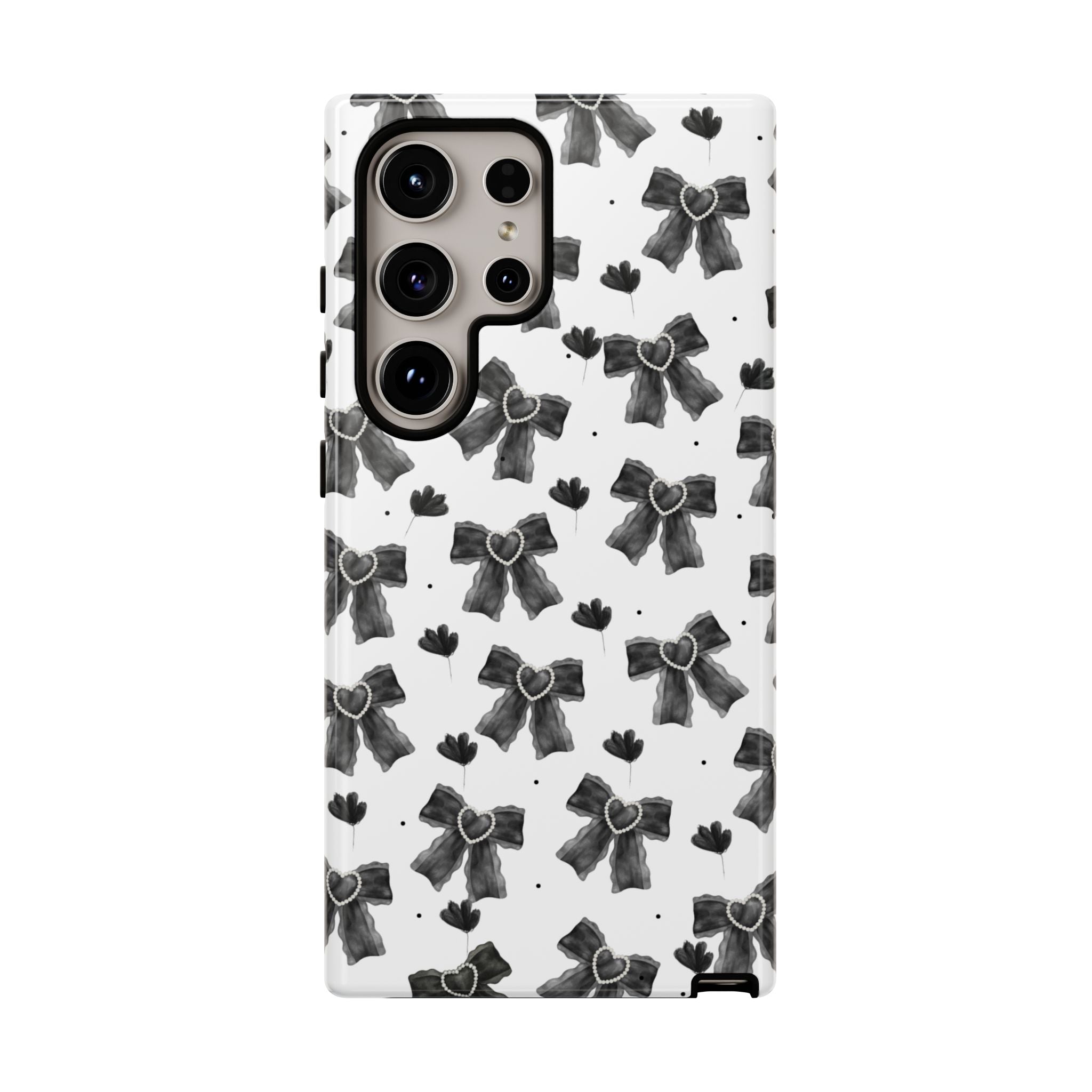 Midnight Bows Phone Case