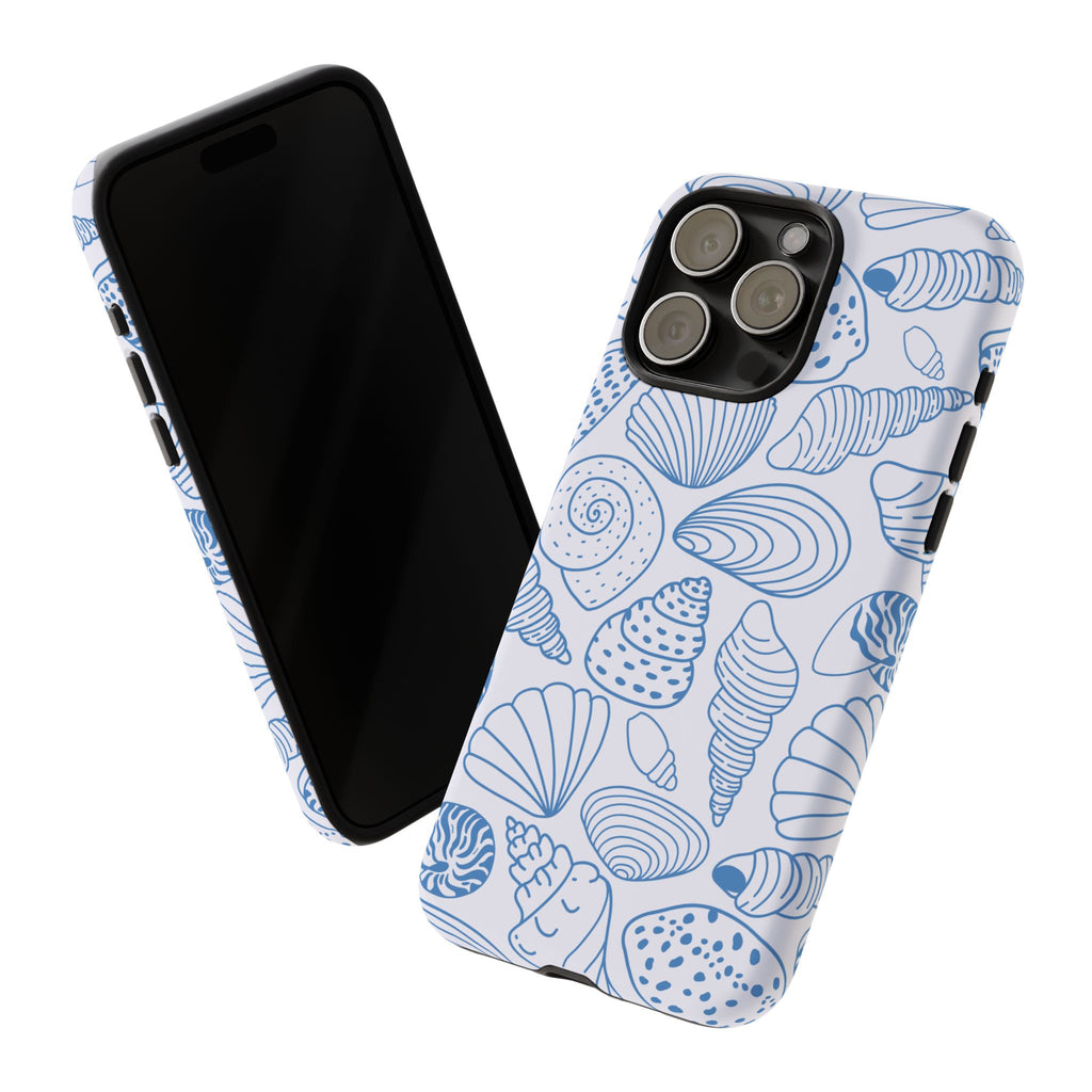 Coastal Blue Shells Phone Case