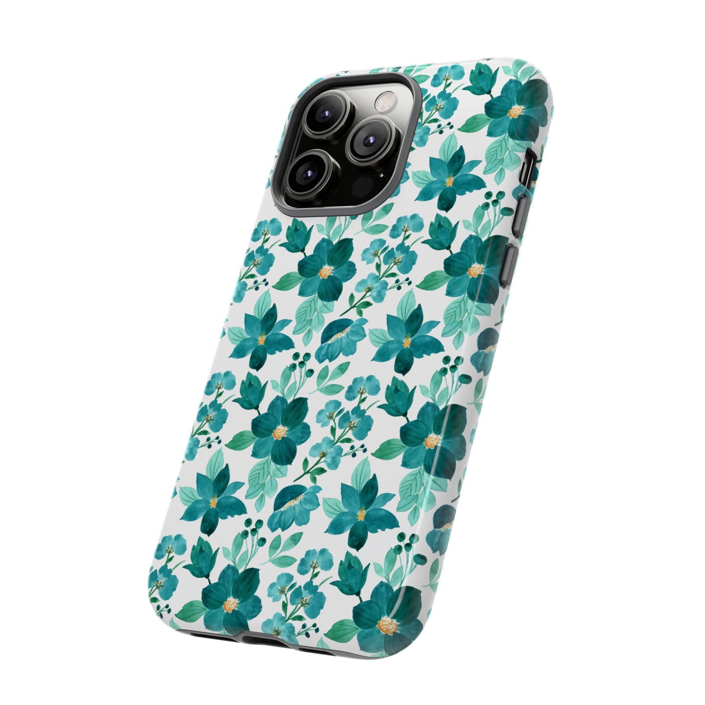Emerald Blooms Phone Case