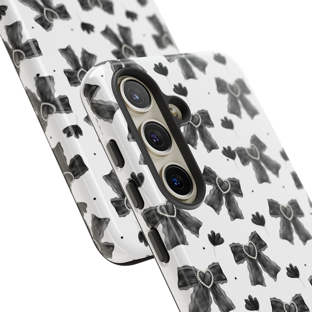 Midnight Bows Phone Case