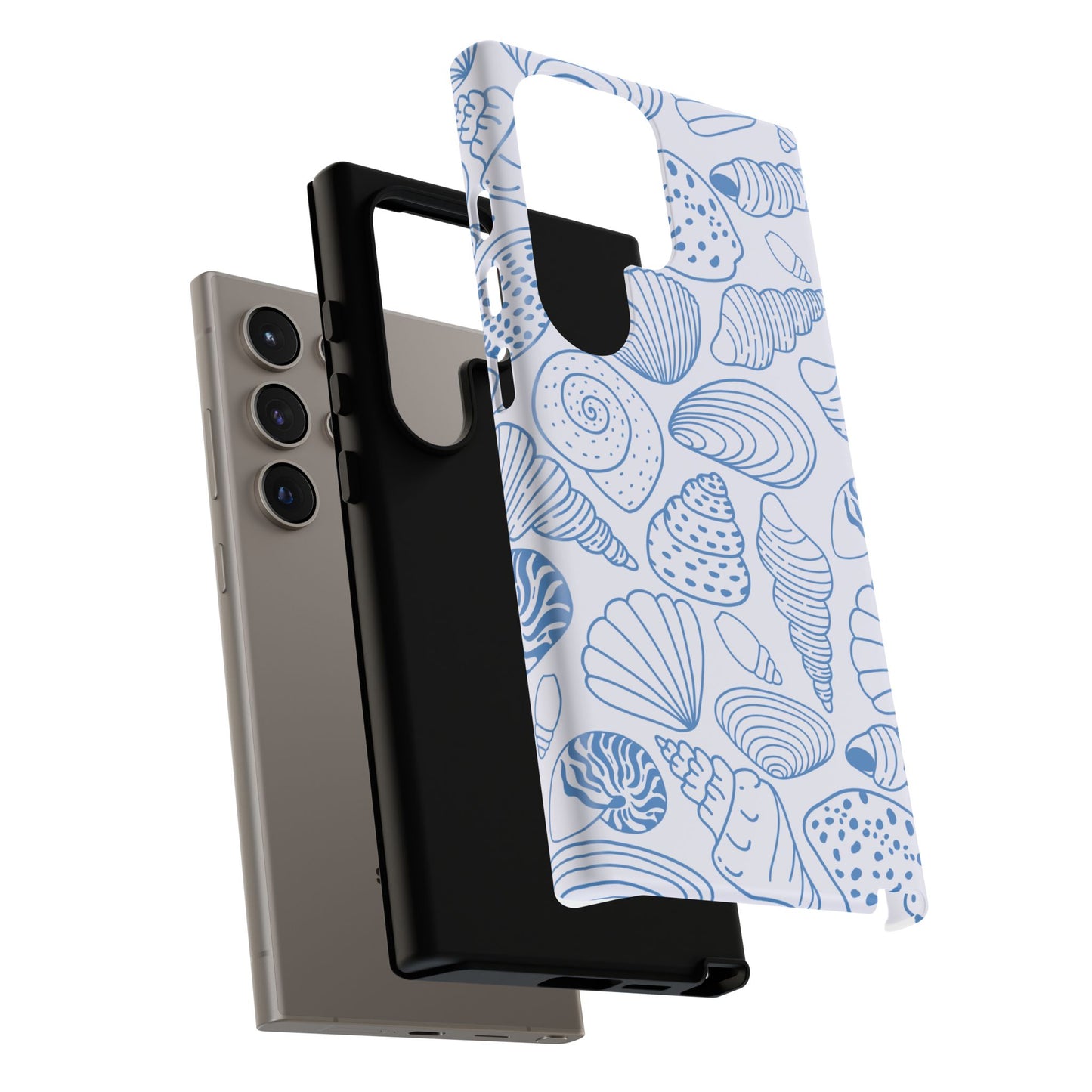 Coastal Blue Shells Phone Case