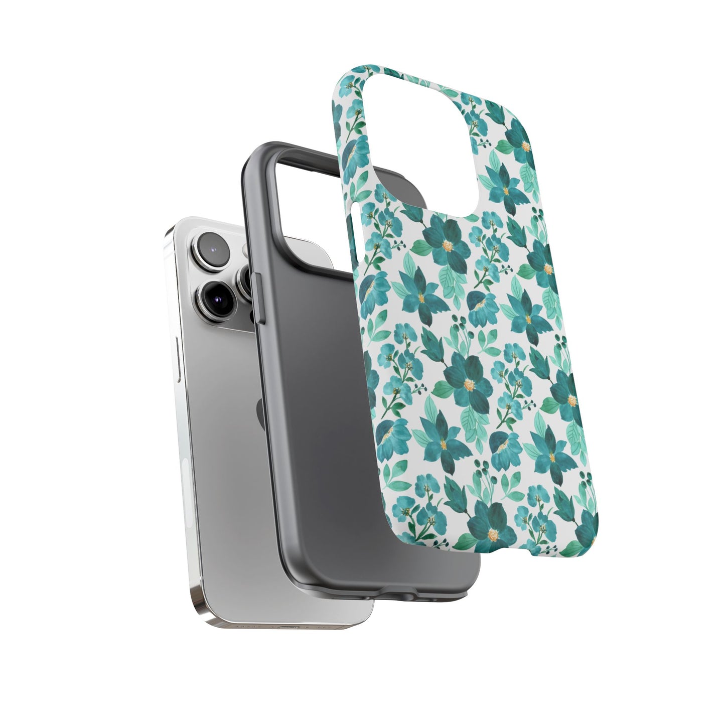 Emerald Blooms Phone Case