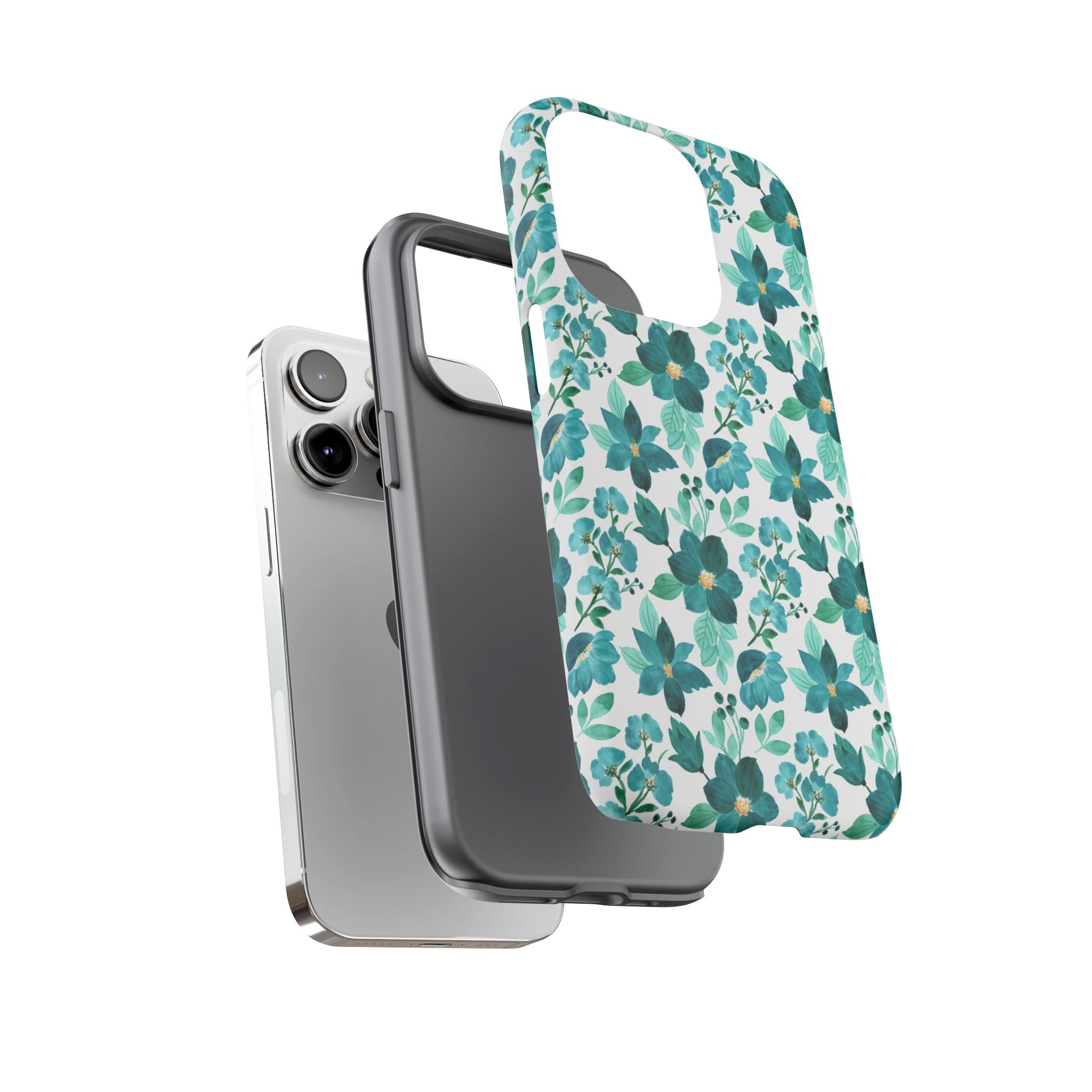 Emerald Blooms Phone Case