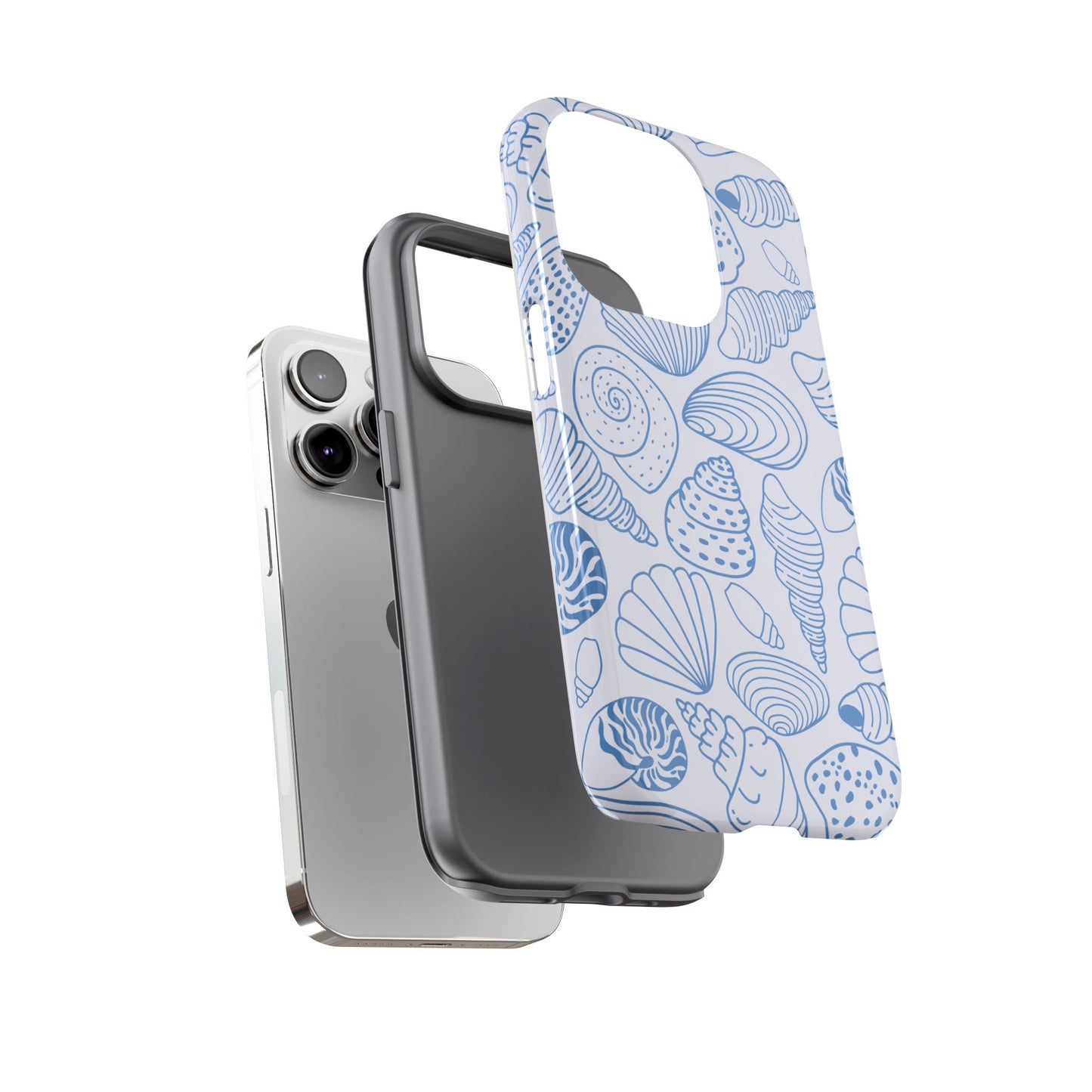 Coastal Blue Shells Phone Case