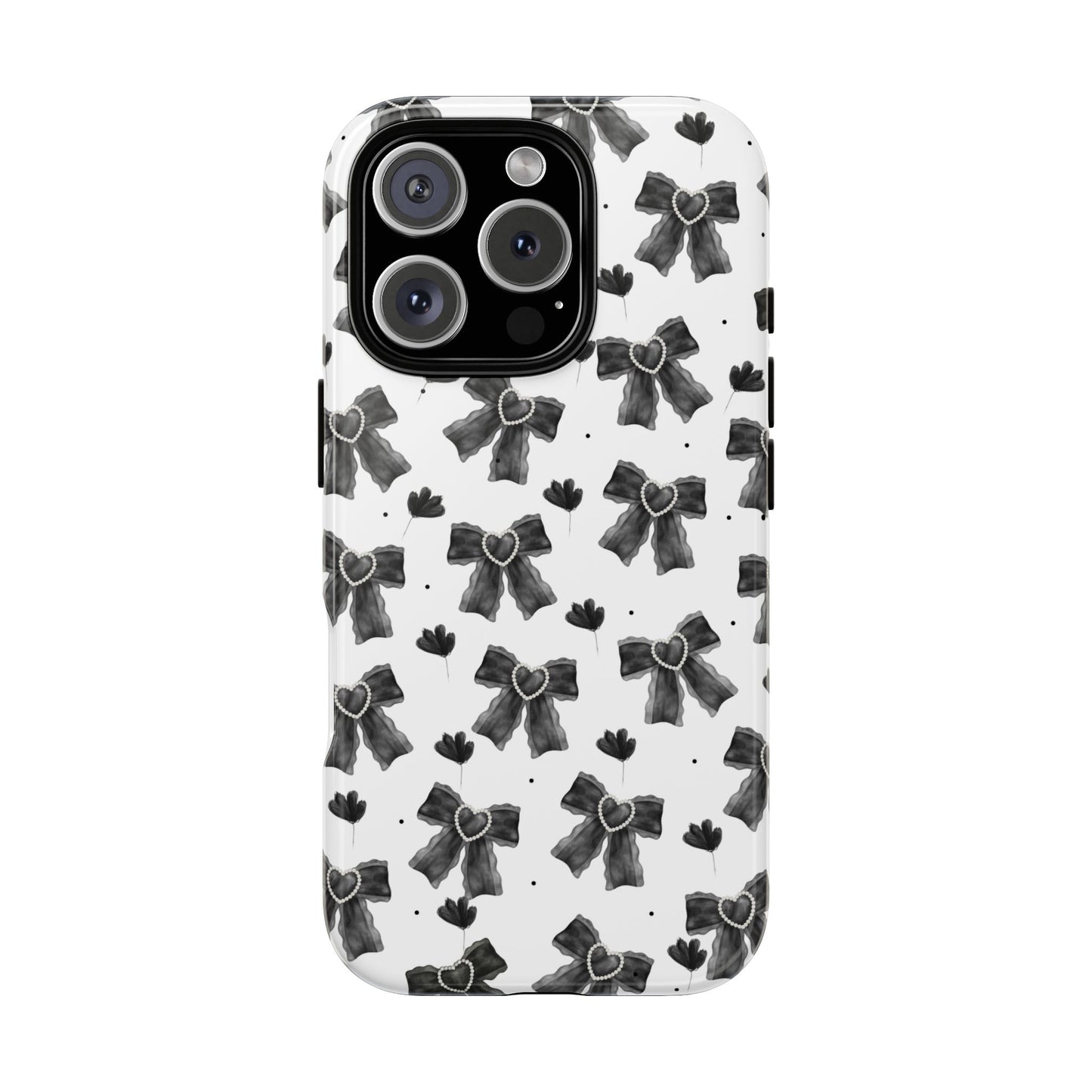Midnight Bows Phone Case