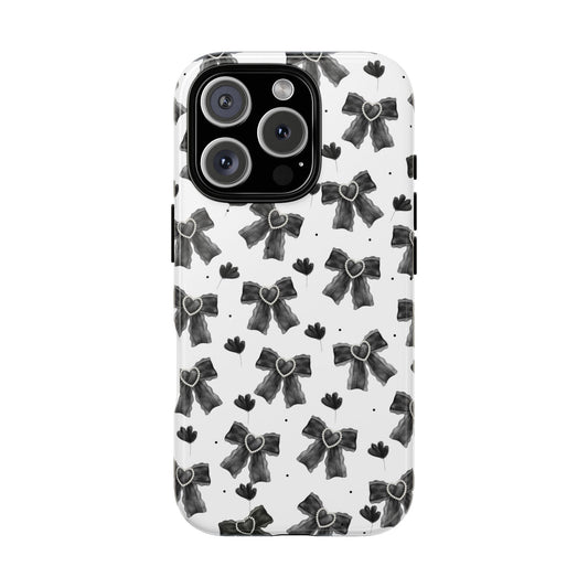 Midnight Bows Phone Case