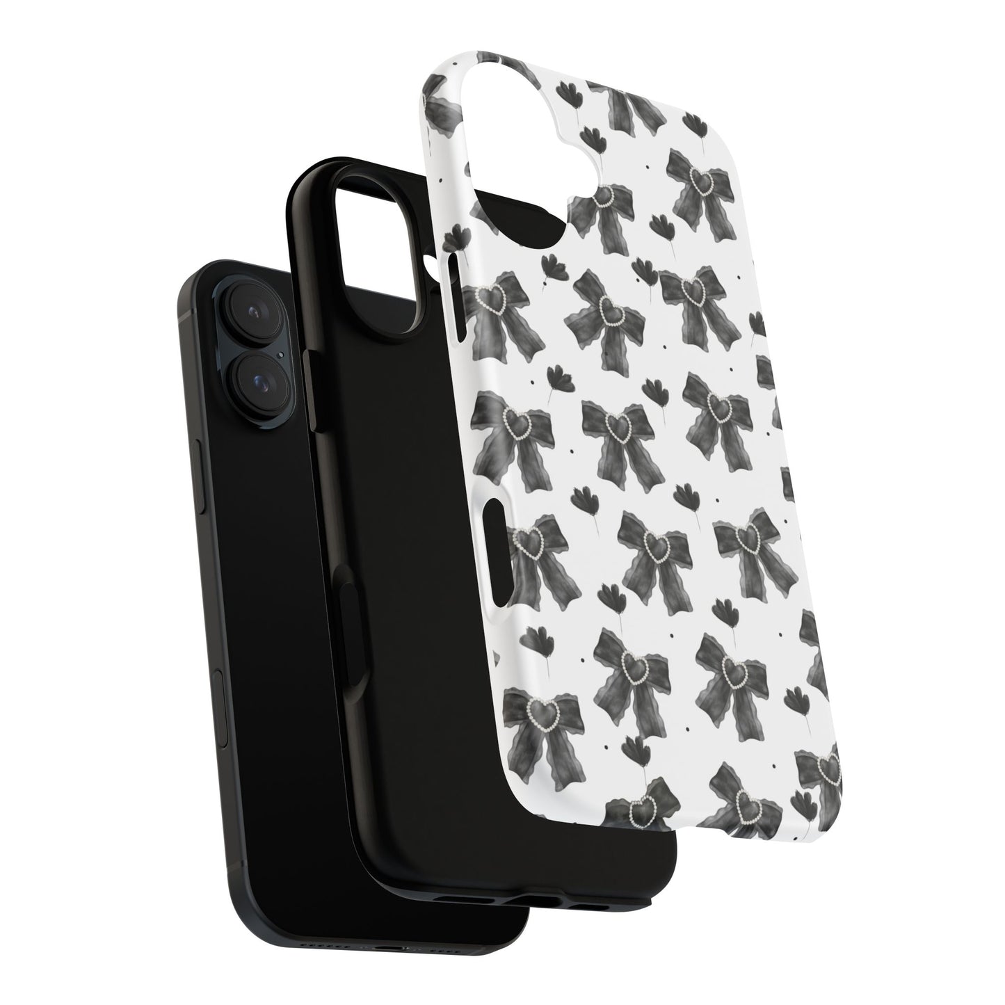 Midnight Bows Phone Case