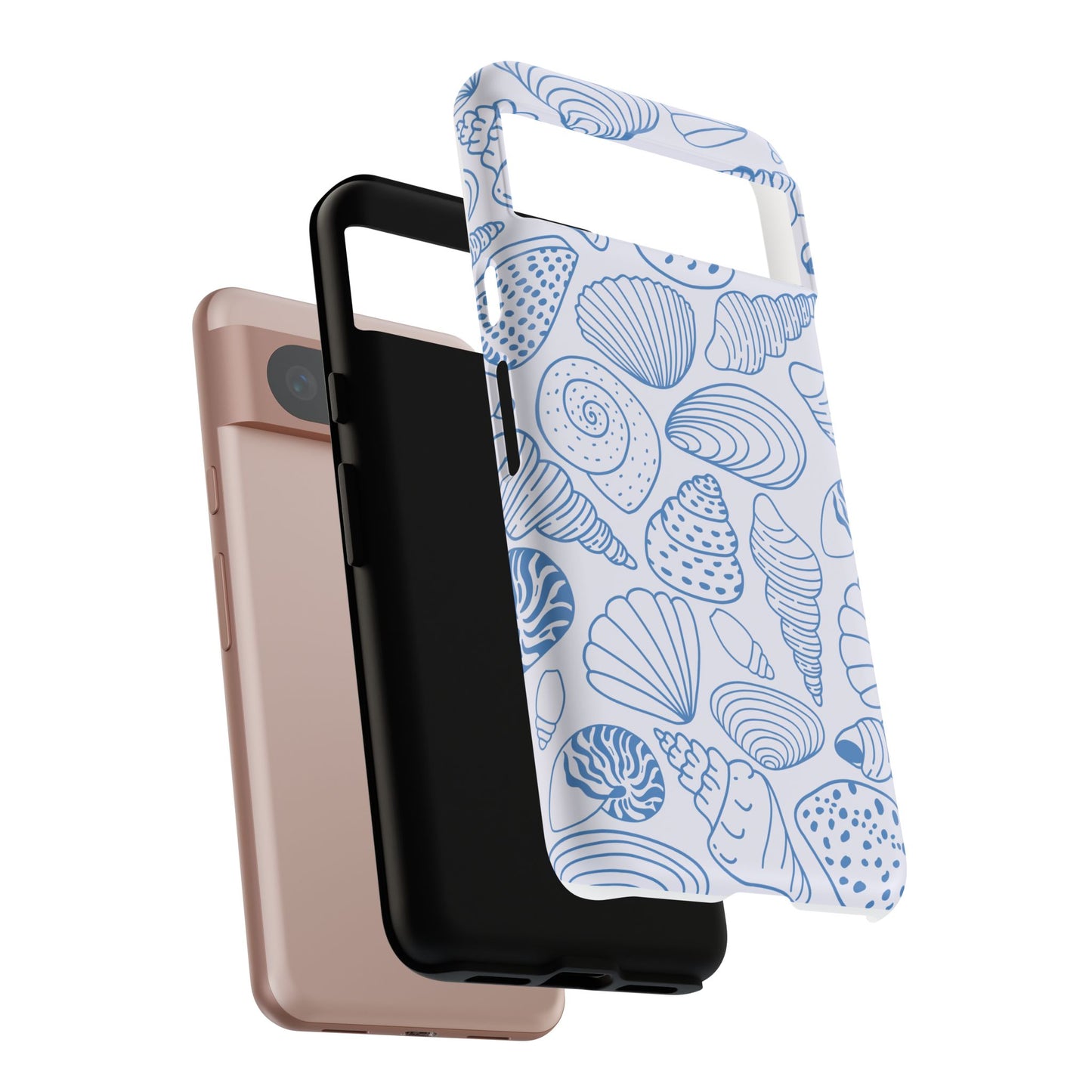 Coastal Blue Shells Phone Case