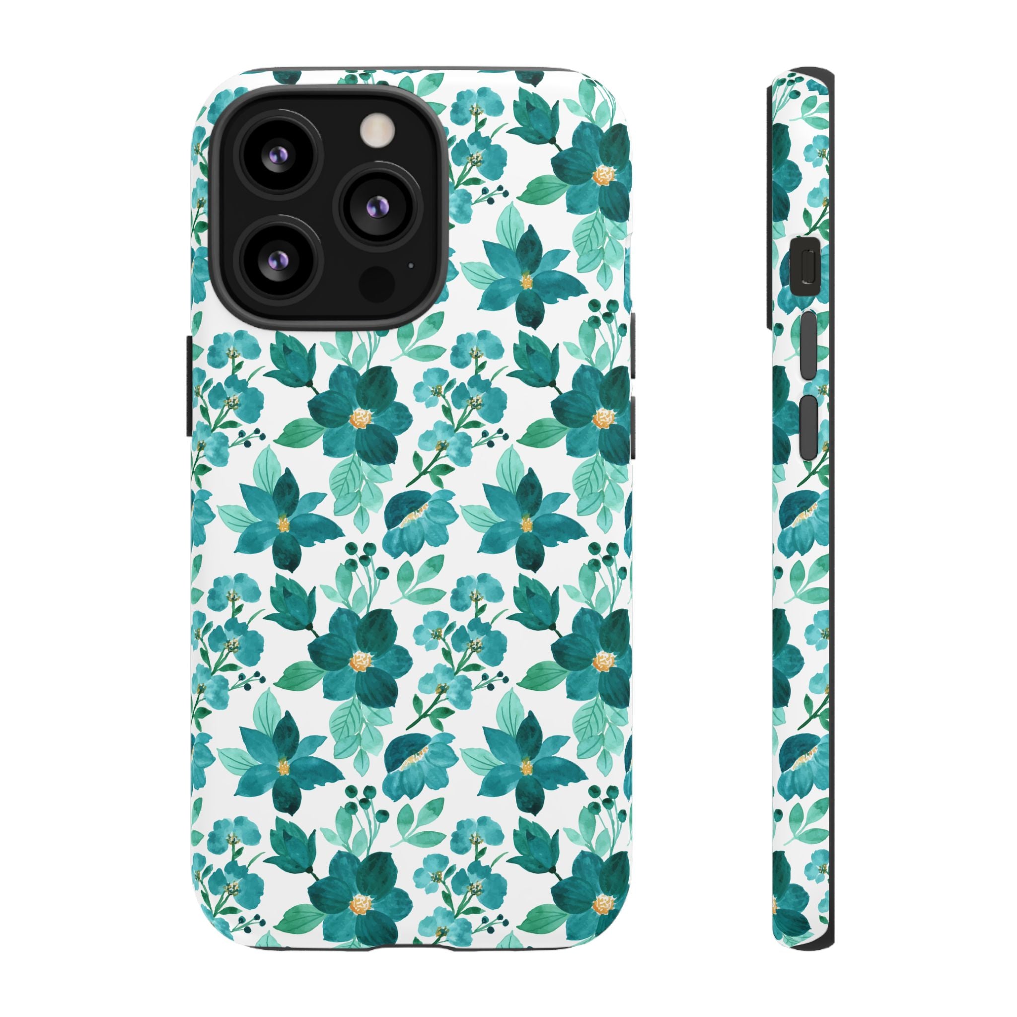 Emerald Blooms Phone Case