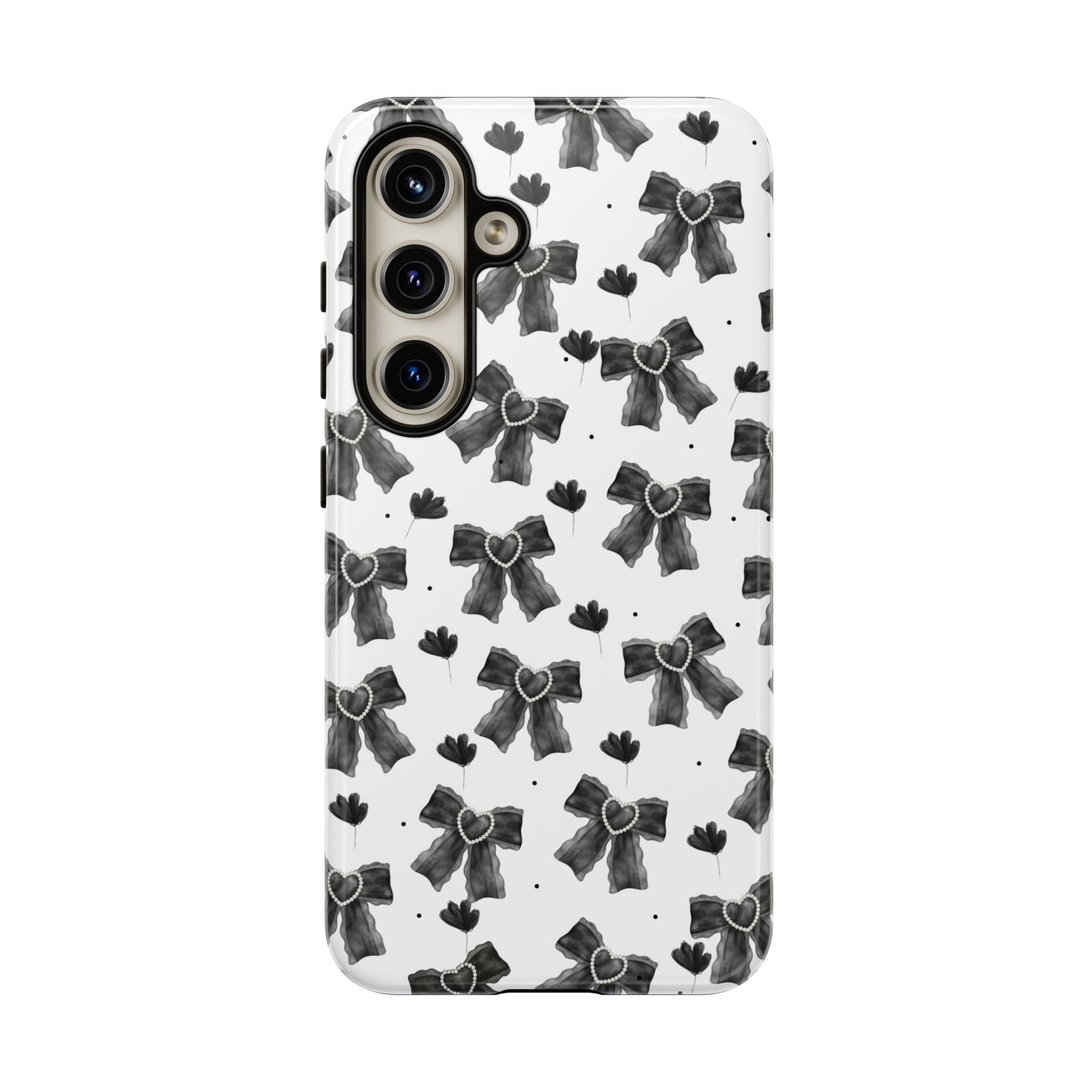 Midnight Bows Phone Case