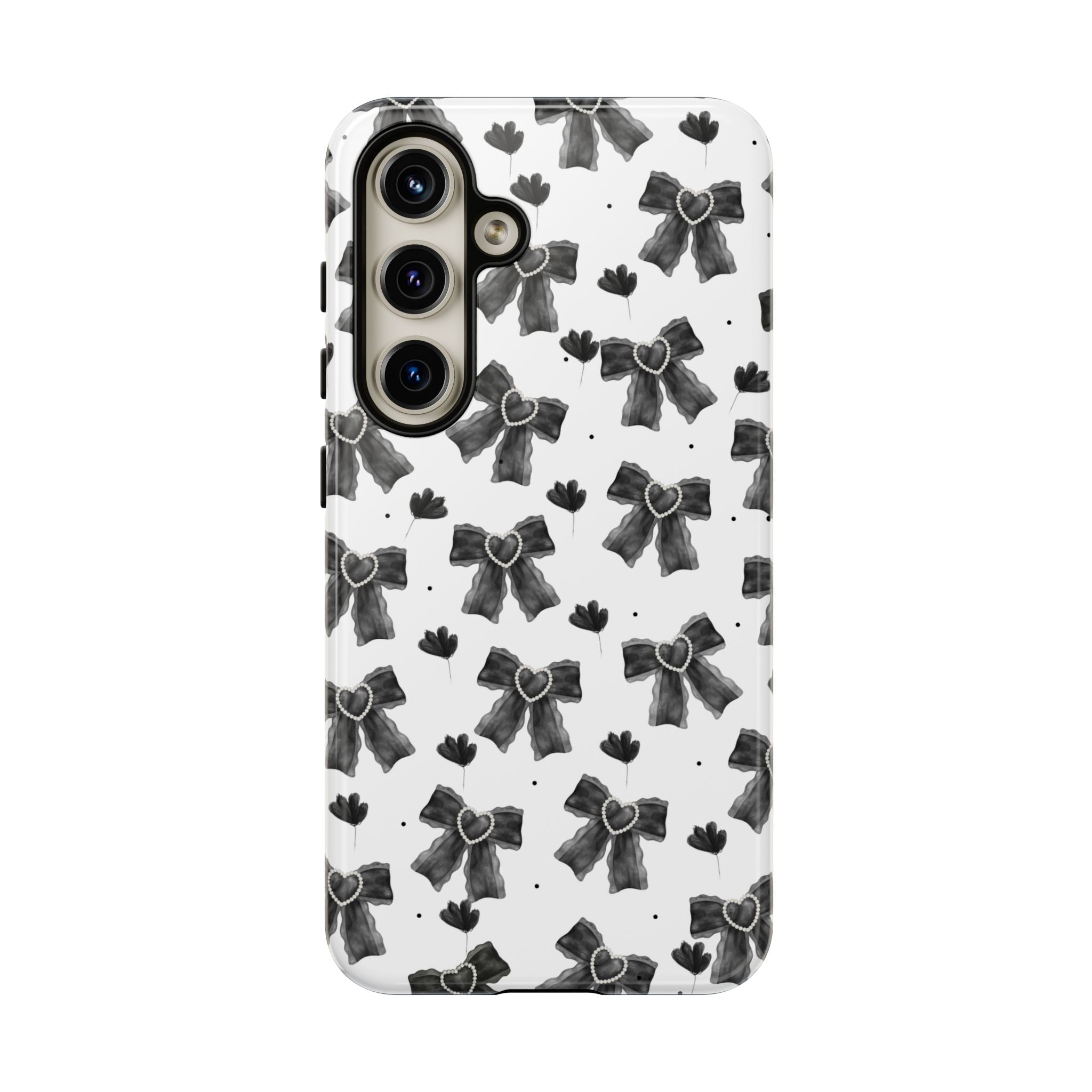 Midnight Bows Phone Case