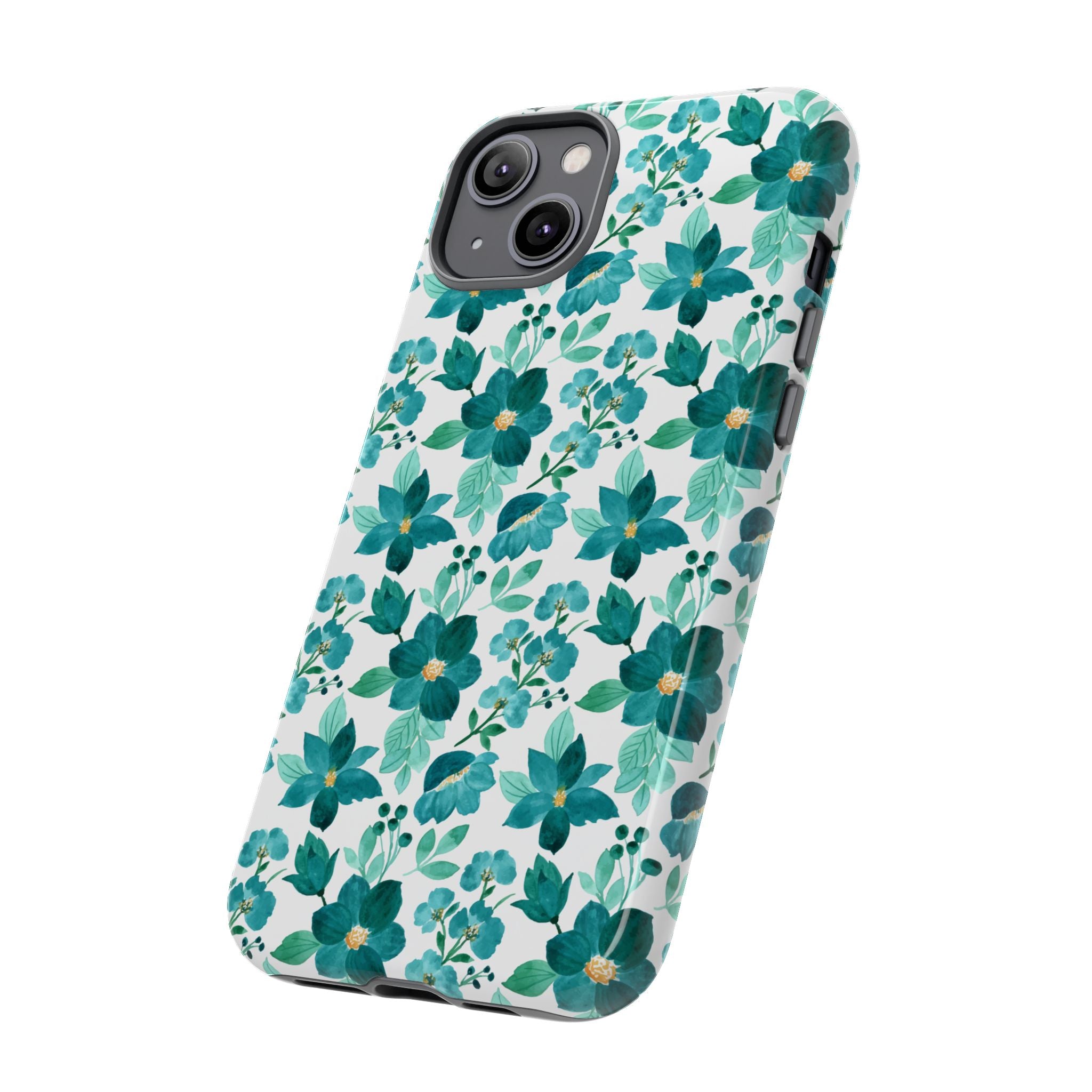 Emerald Blooms Phone Case