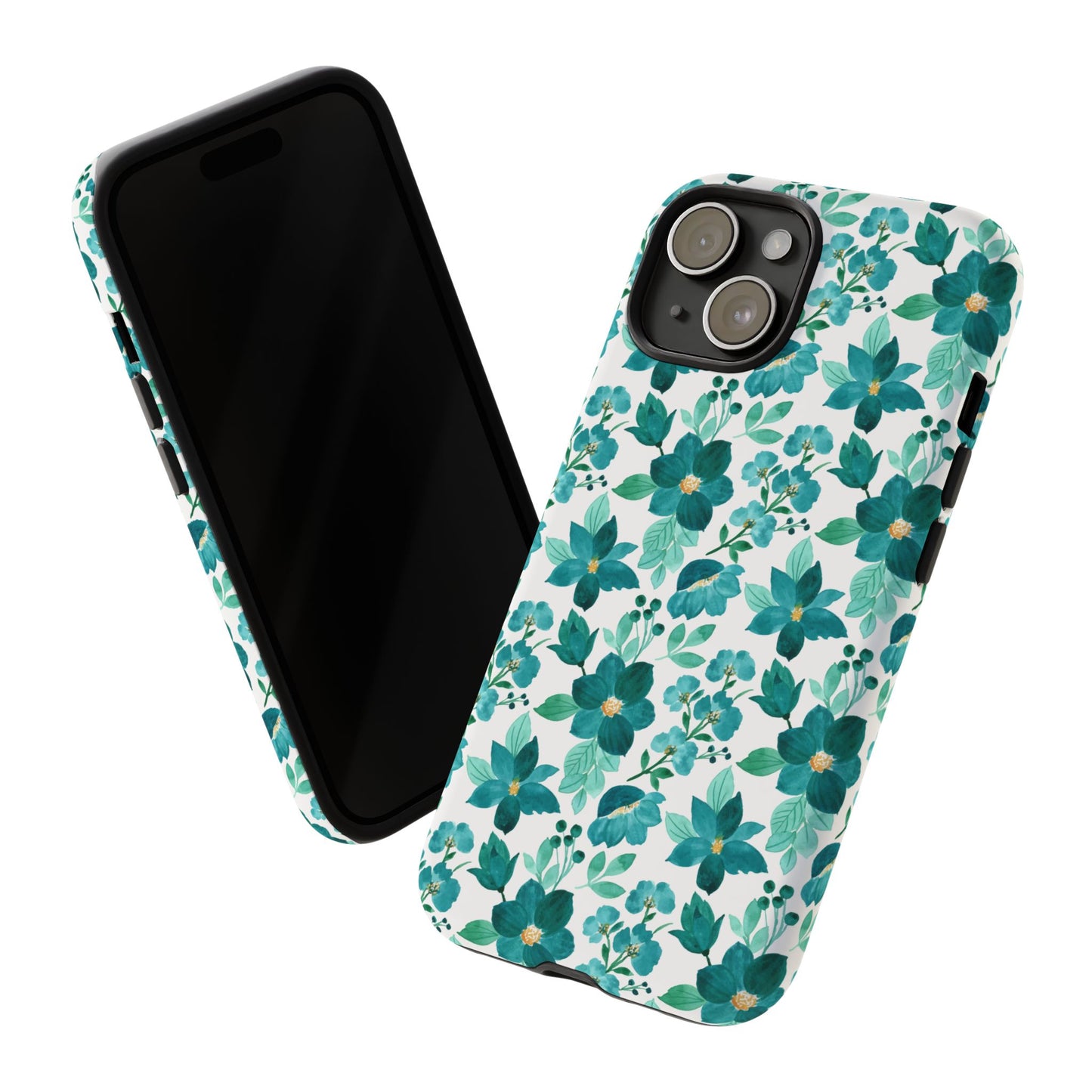 Emerald Blooms Phone Case