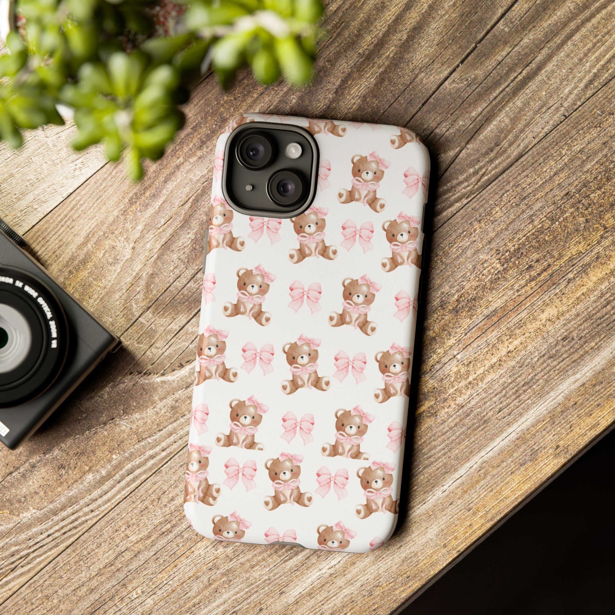 Pink Teddy Phone Case
