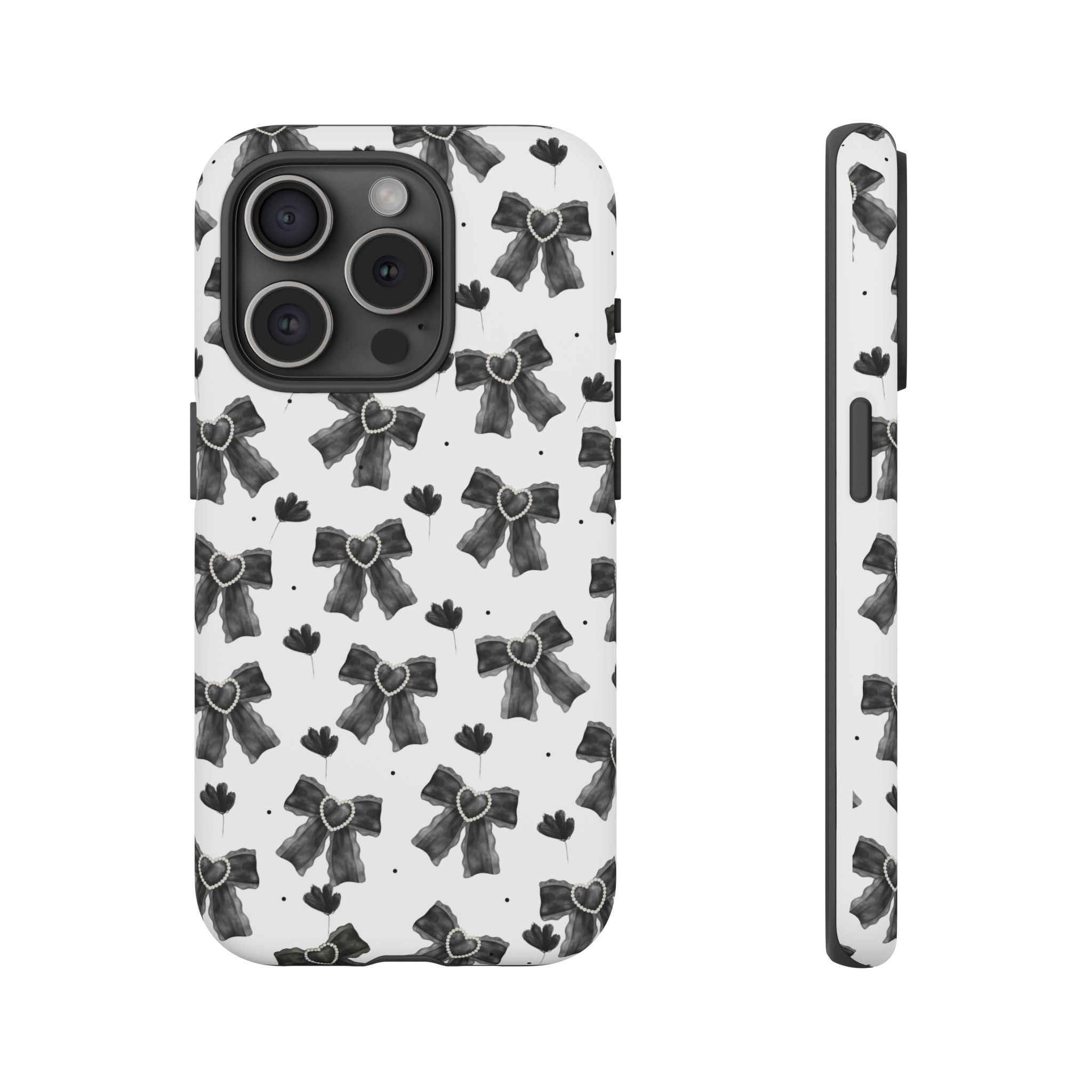 Midnight Bows Phone Case