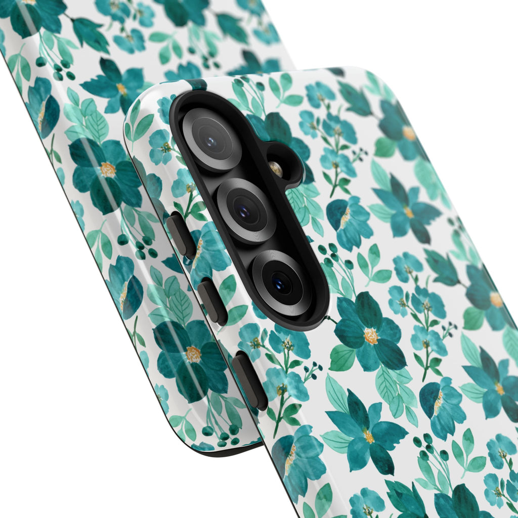 Emerald Blooms Phone Case