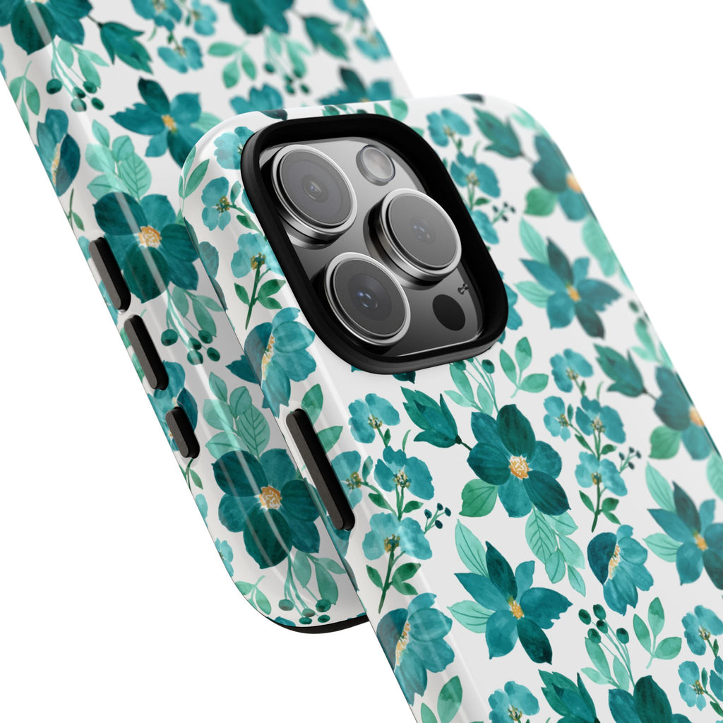 Emerald Blooms Phone Case